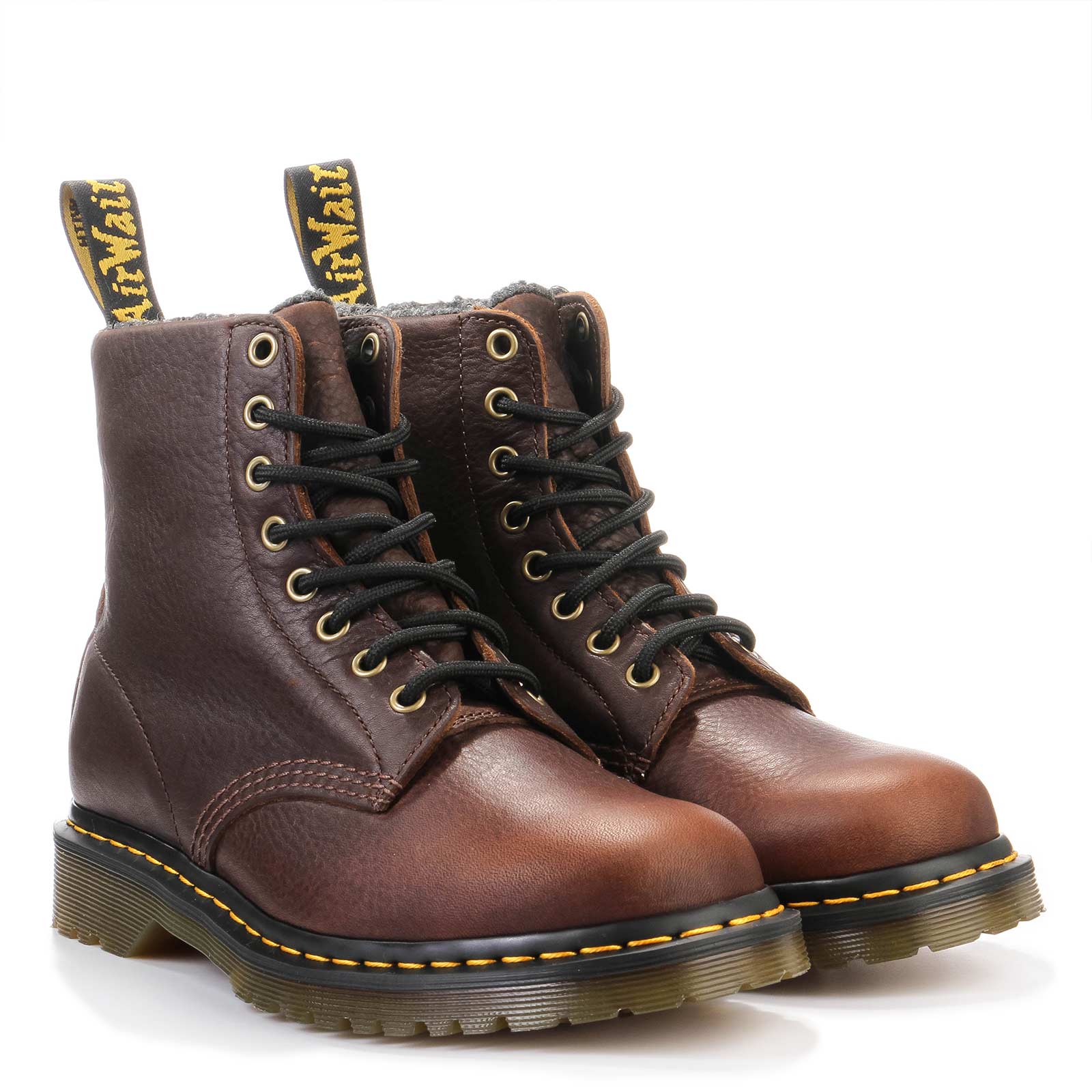 1460 Pascal WL Grizzly Boots dark brown - Image 2