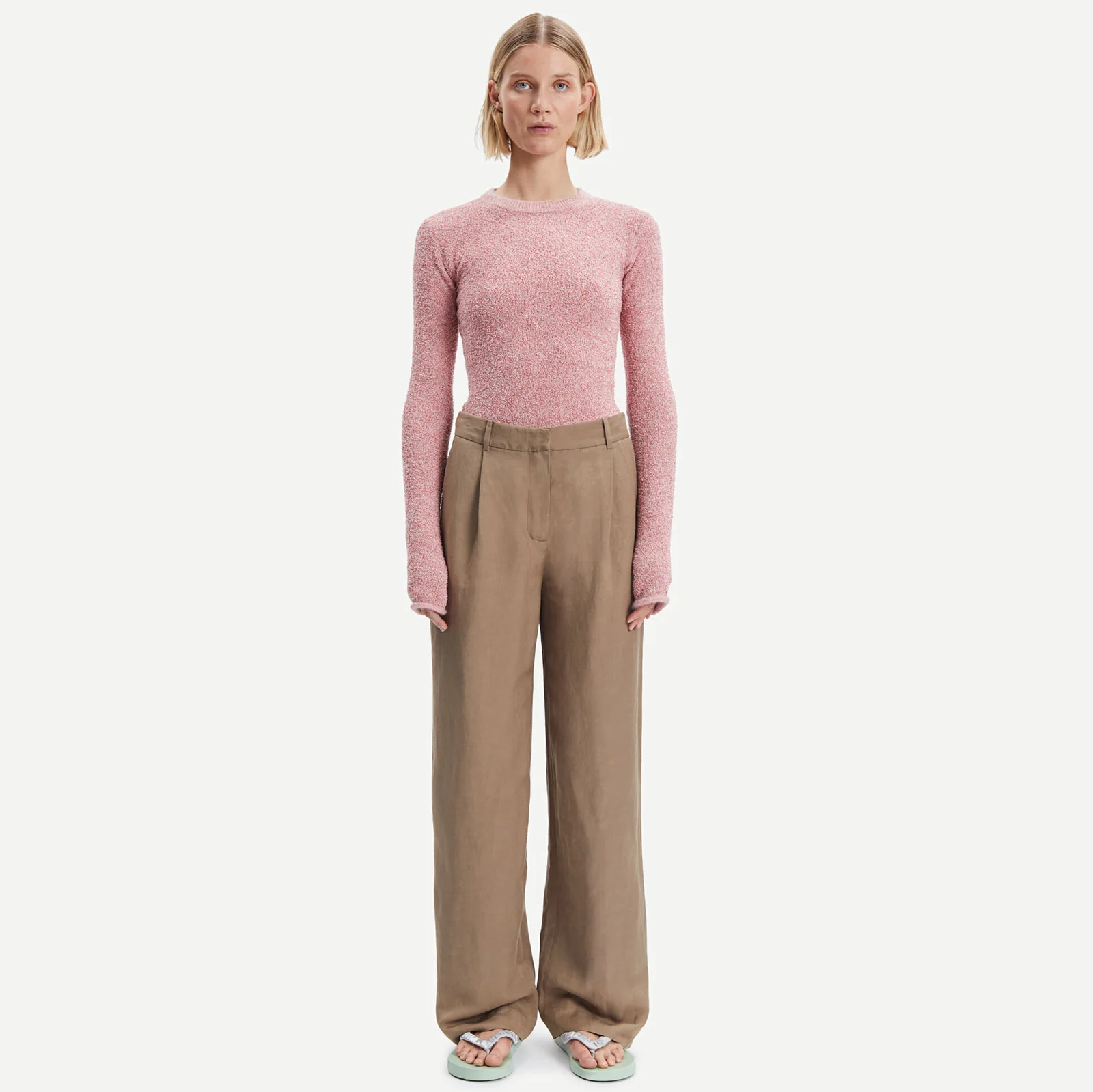 Agneta Trousers 14645 dark elmwood - Image 3