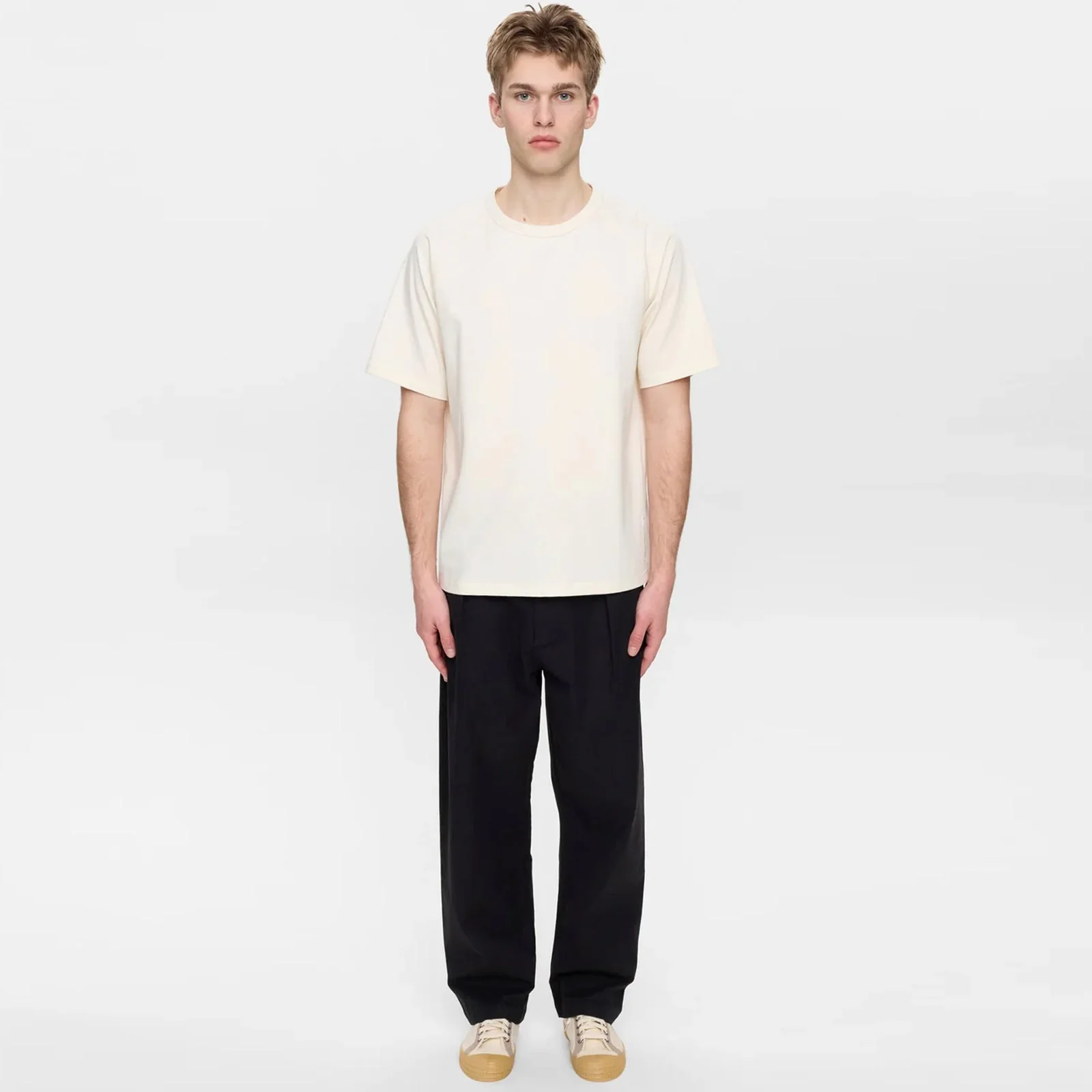 Akjakob Cotton Pleat Pants caviar