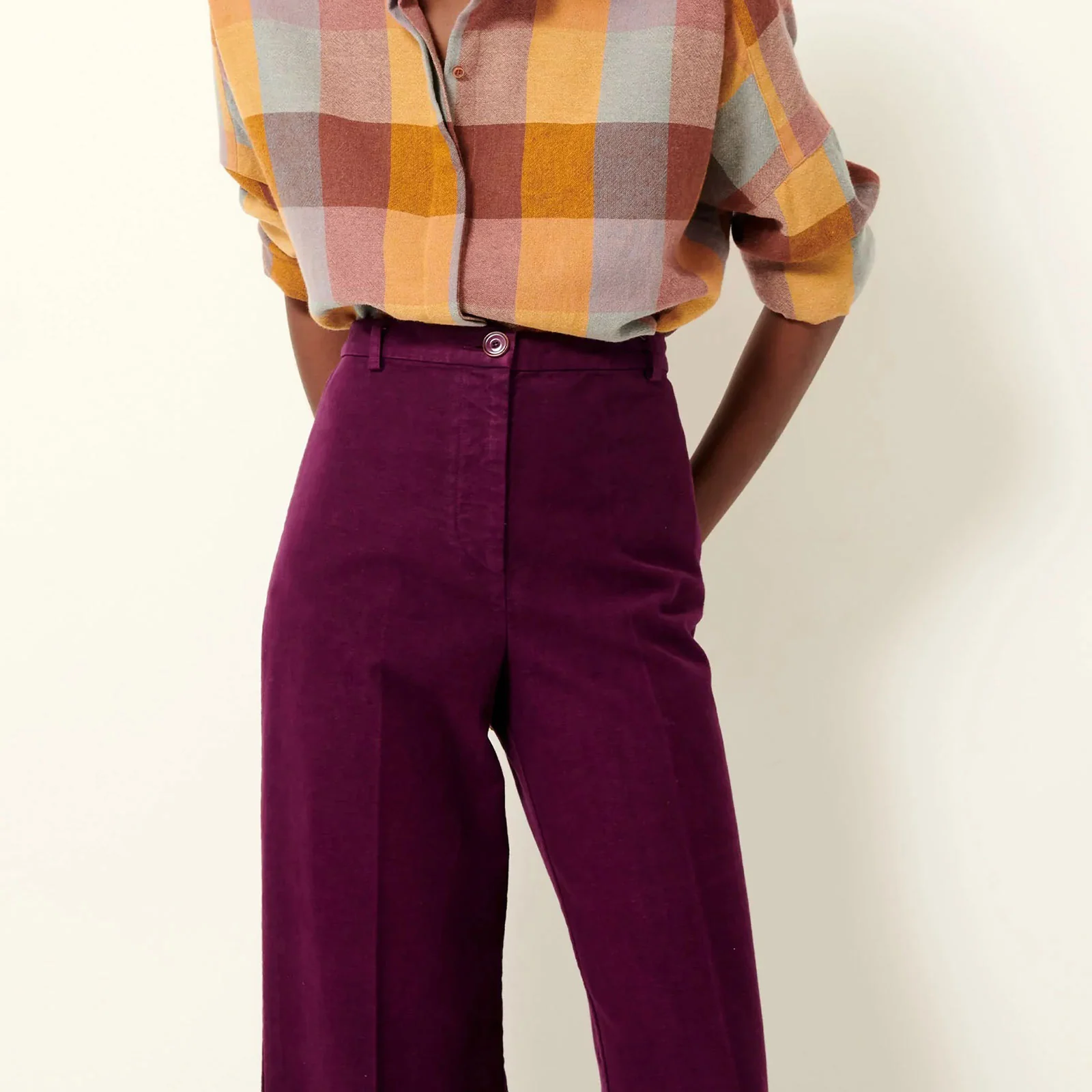 Alberpeach Pants deep purple - Image 5