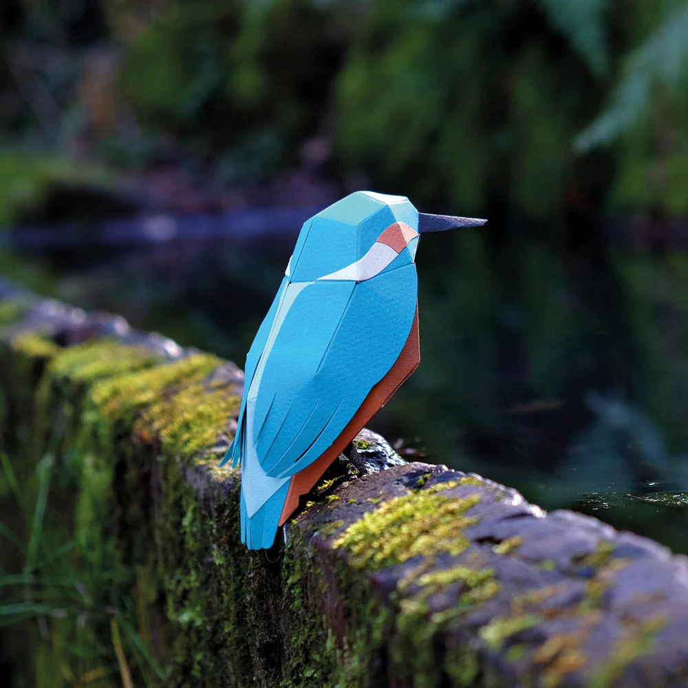 Alcedo Atthis Paper Figure Kit - Image 3