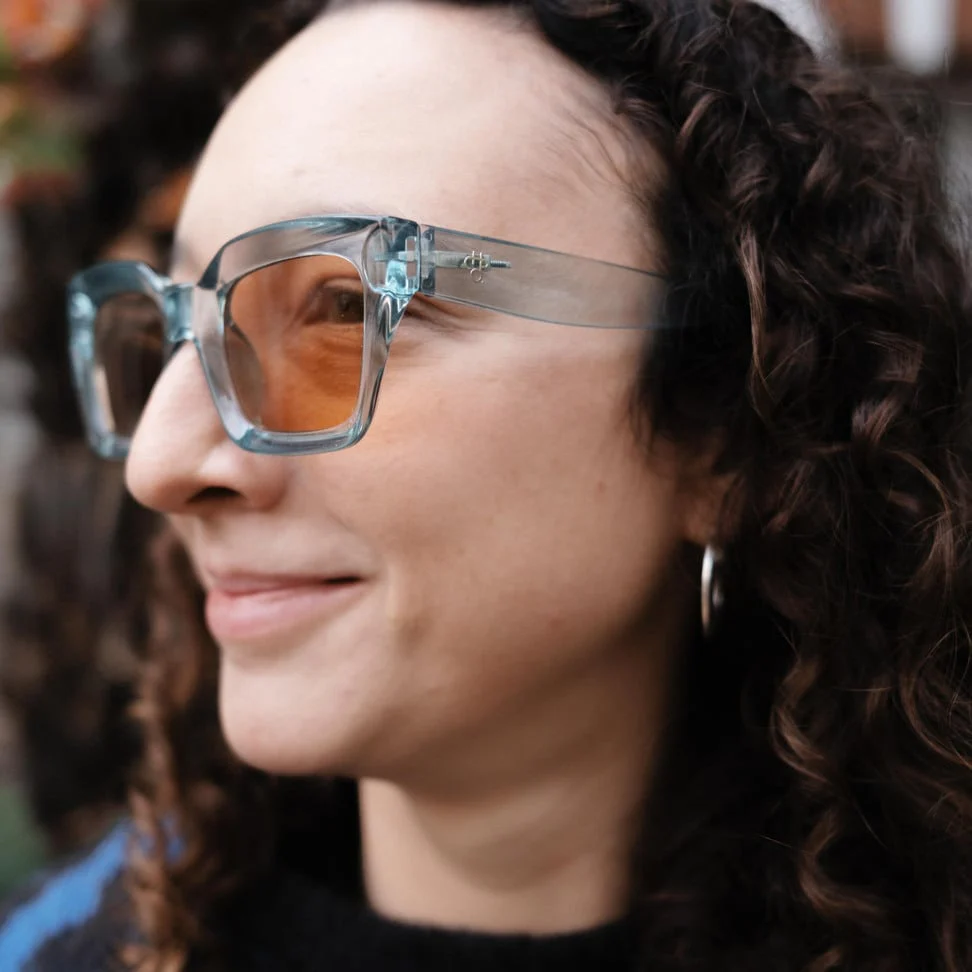 Anna Sunglasses light blue/orange - Image 4