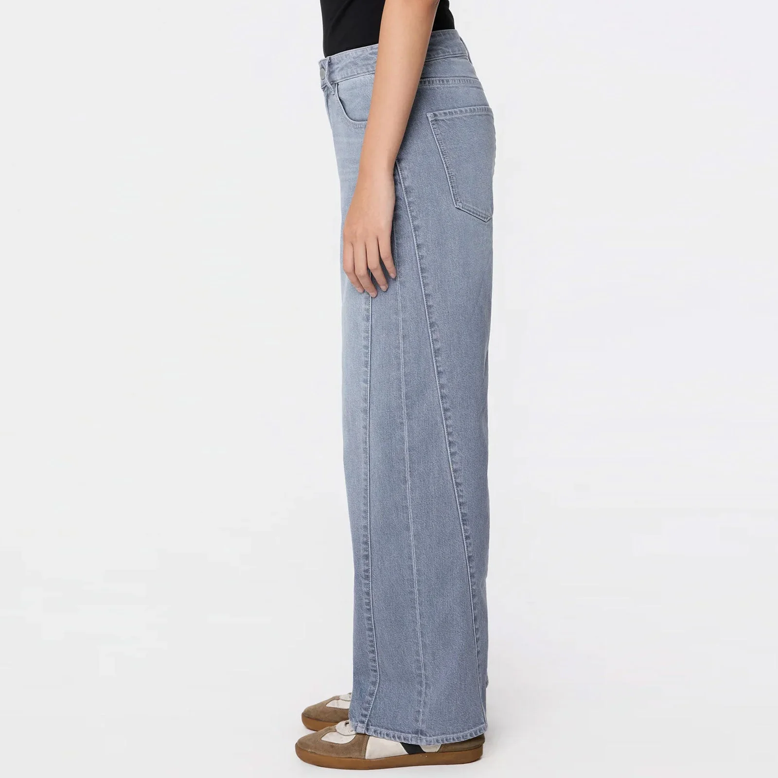 Ash Barrel Leg Jeans slate grey - Image 3