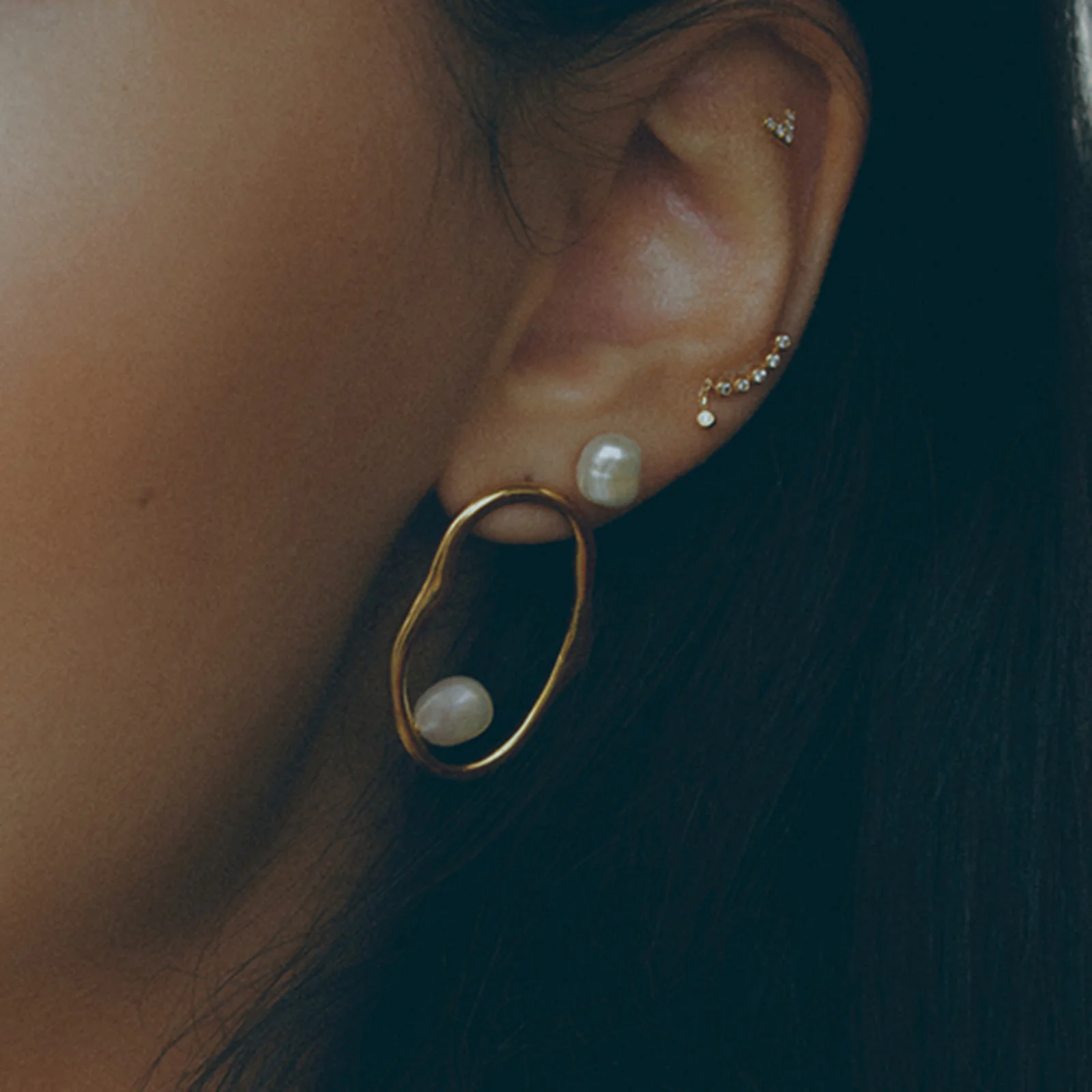 Baroque Helix Stud gold - Image 2