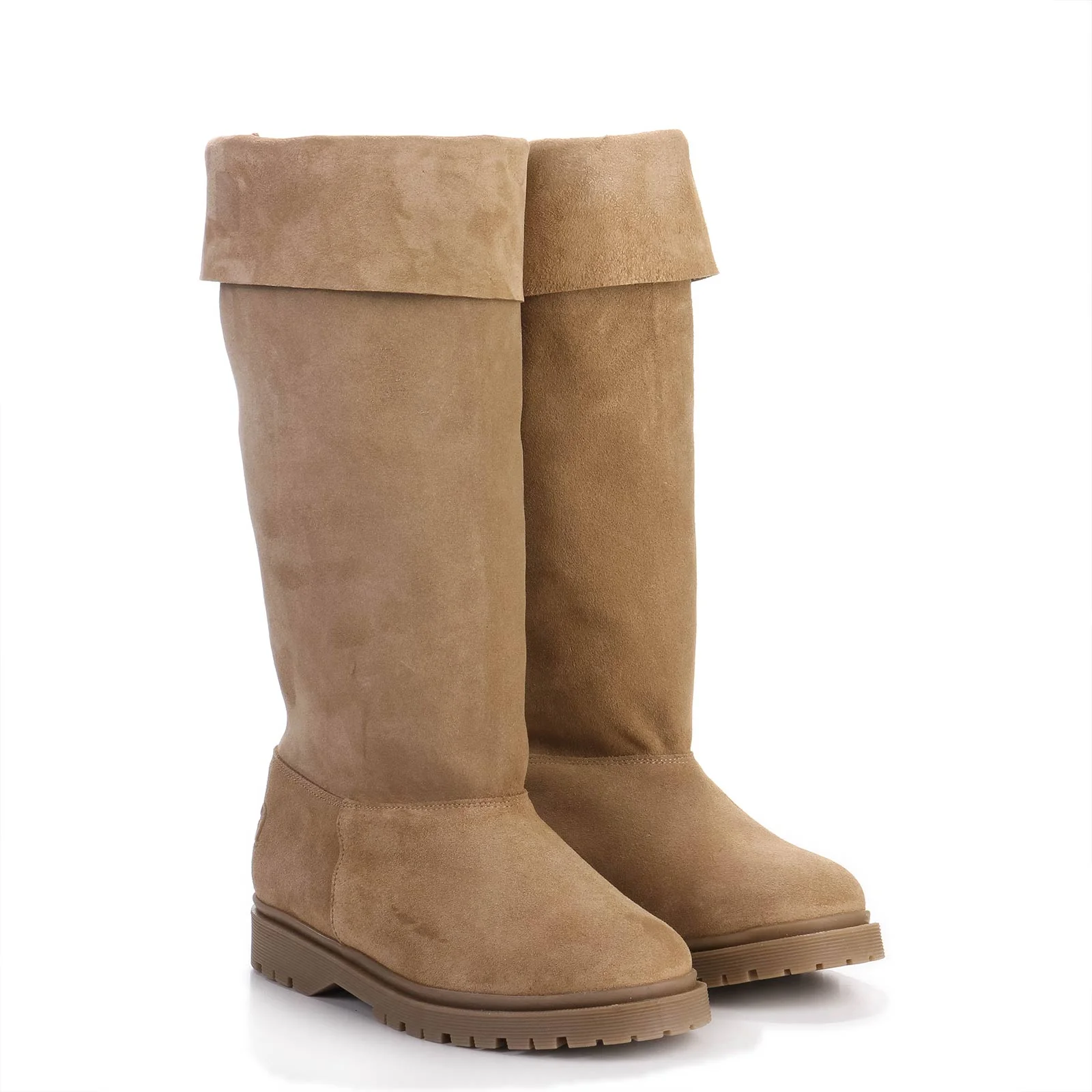 Basic Baggy Tall Suede mushroom - Image 4