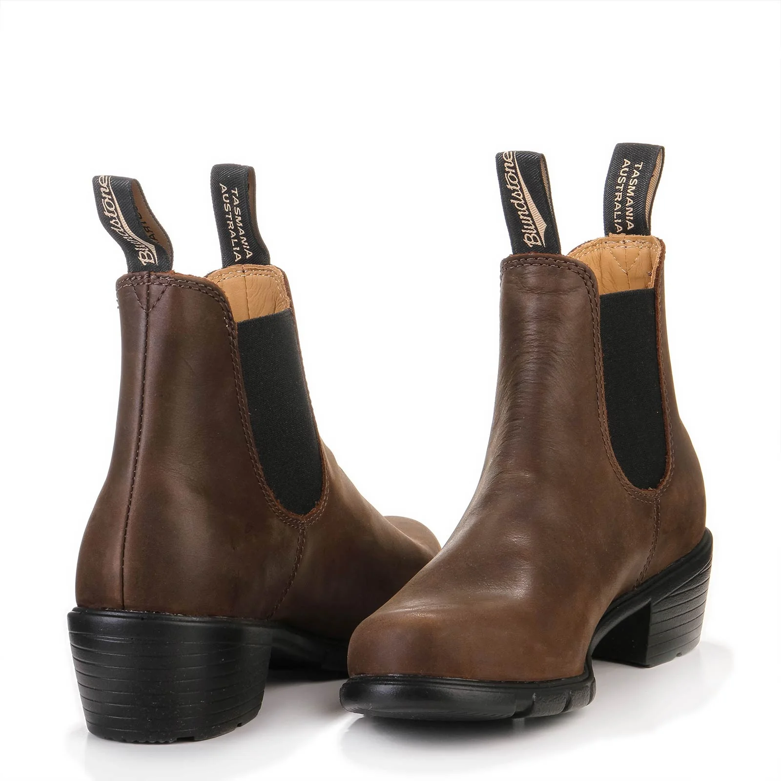 #1673 W Heeled Boot antique brown - Image 3