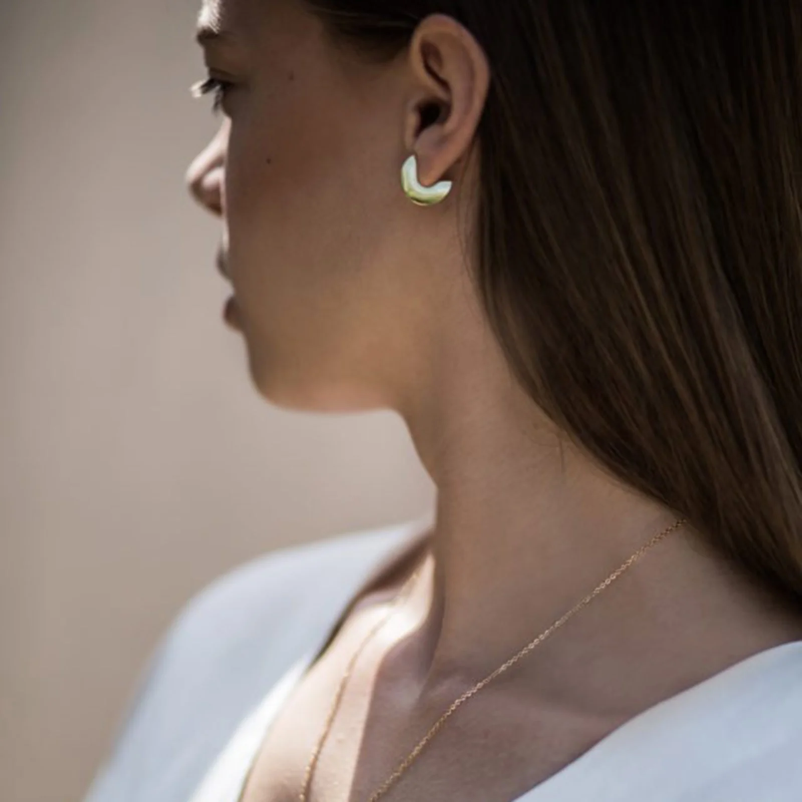Bold Earrings silver - Image 3