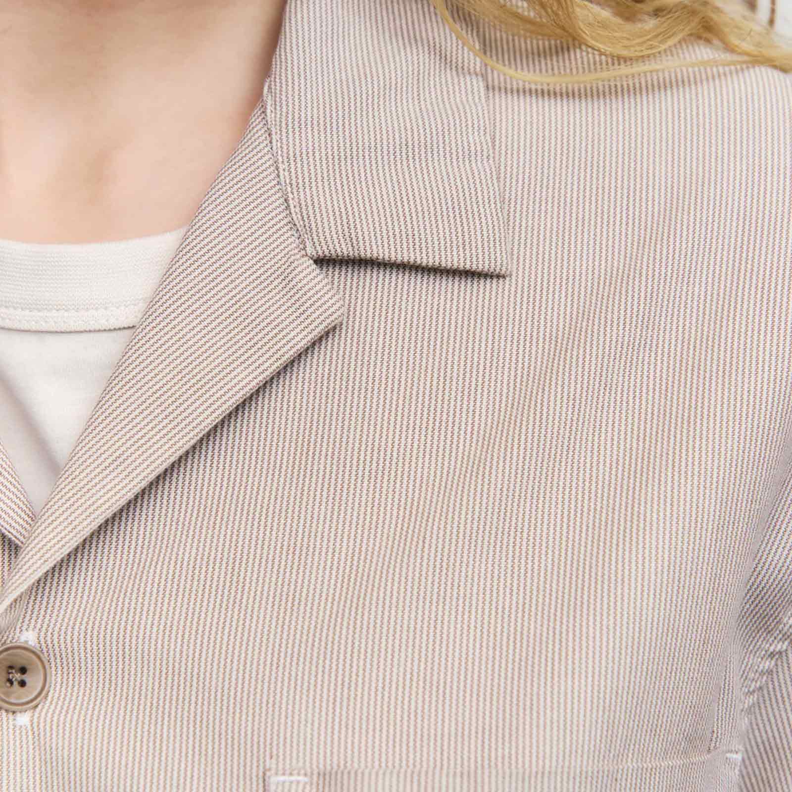 Bowling Shirt beige stripe - Image 3