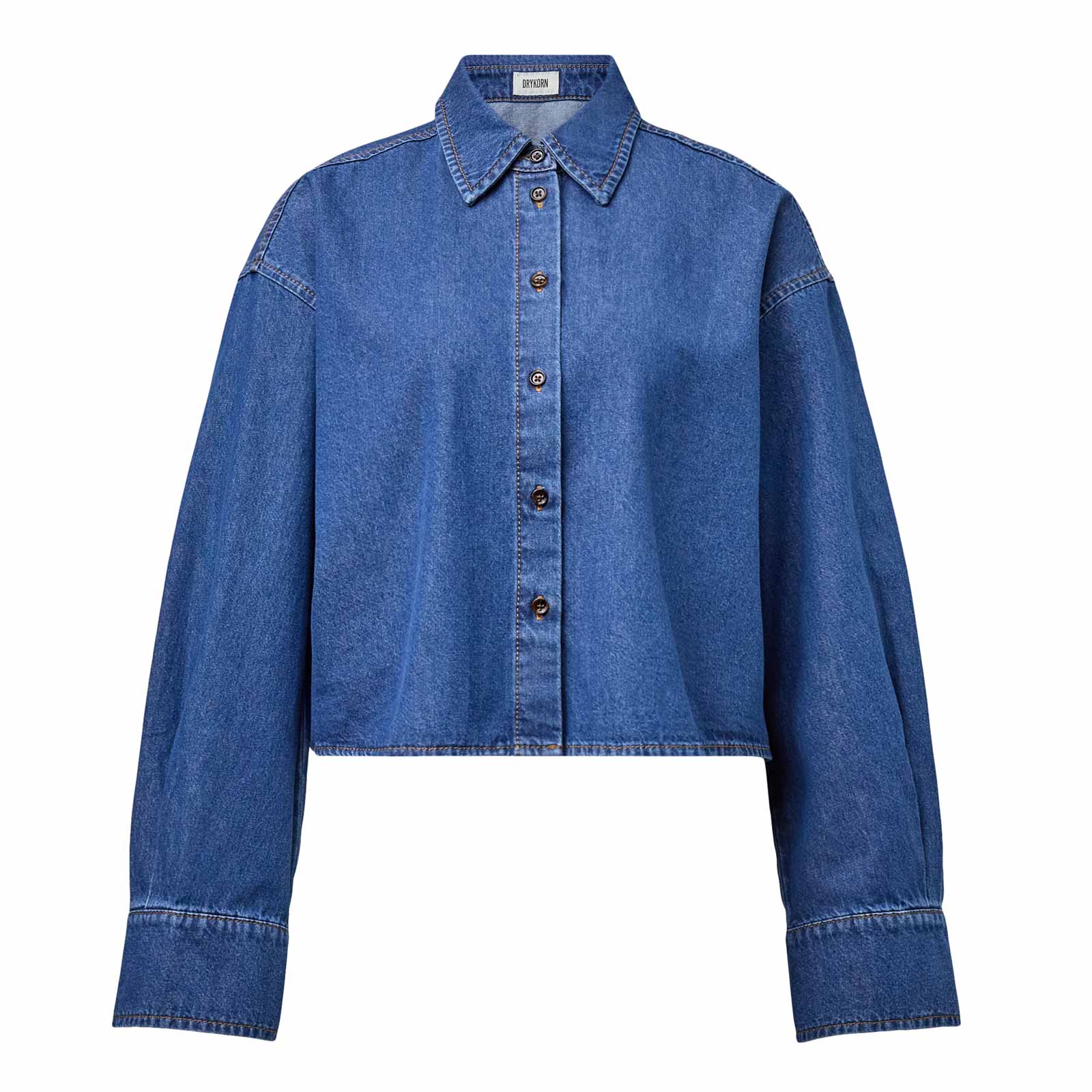 Briona Denim Blouse 260297 blue - Image 3