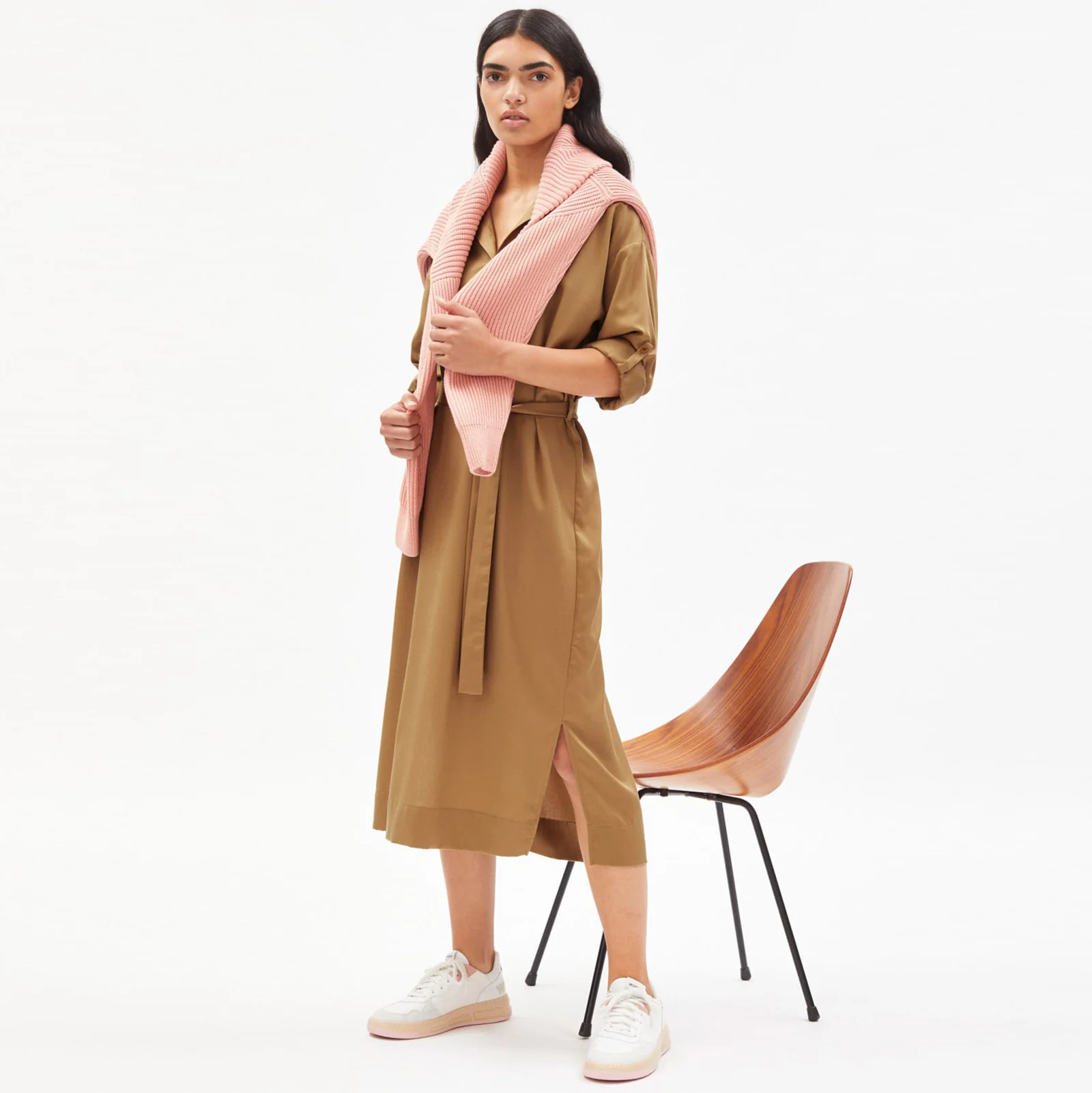 Brisaa Dress smoky almond - Image 3