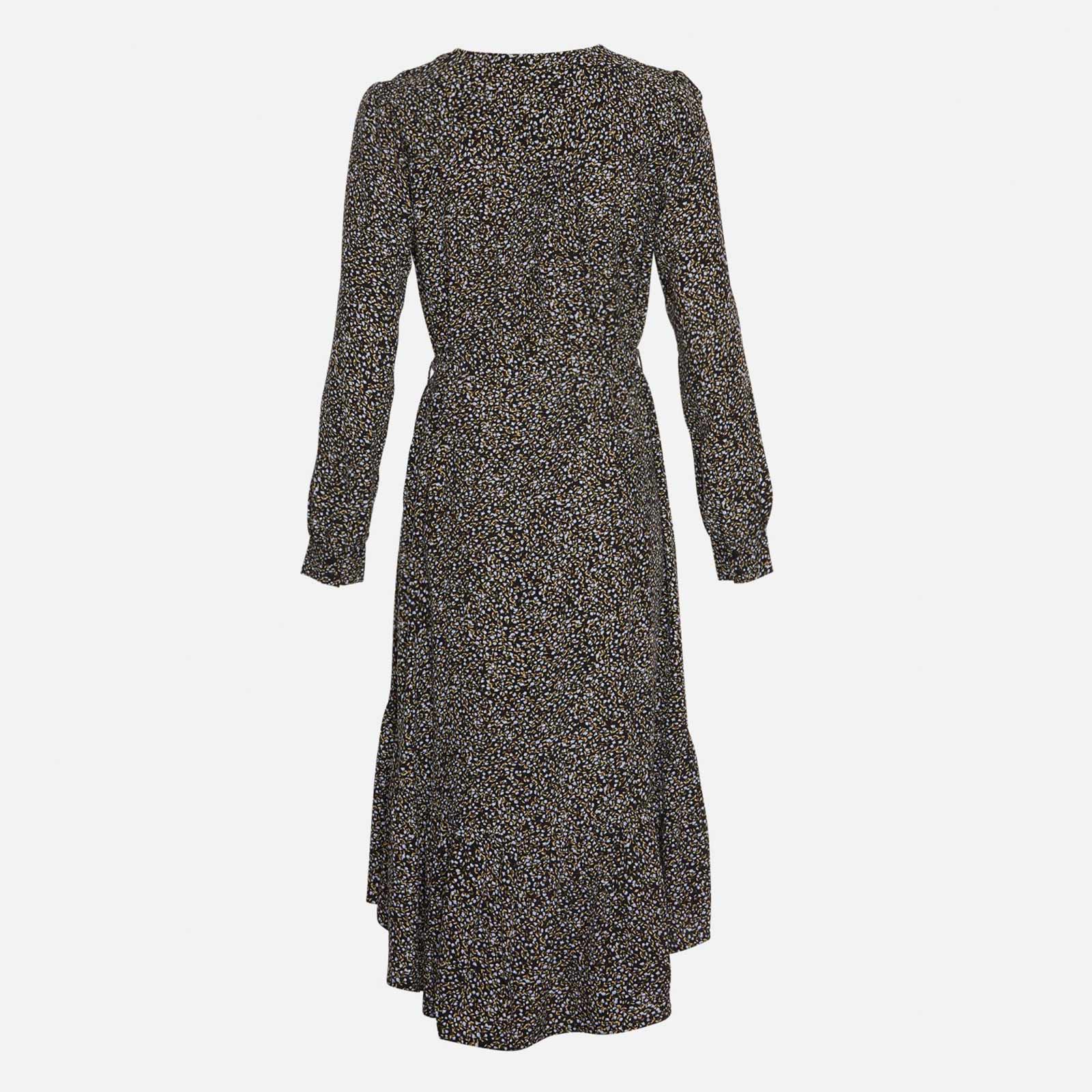 Callia Morocco LS Dress black flower - Image 3