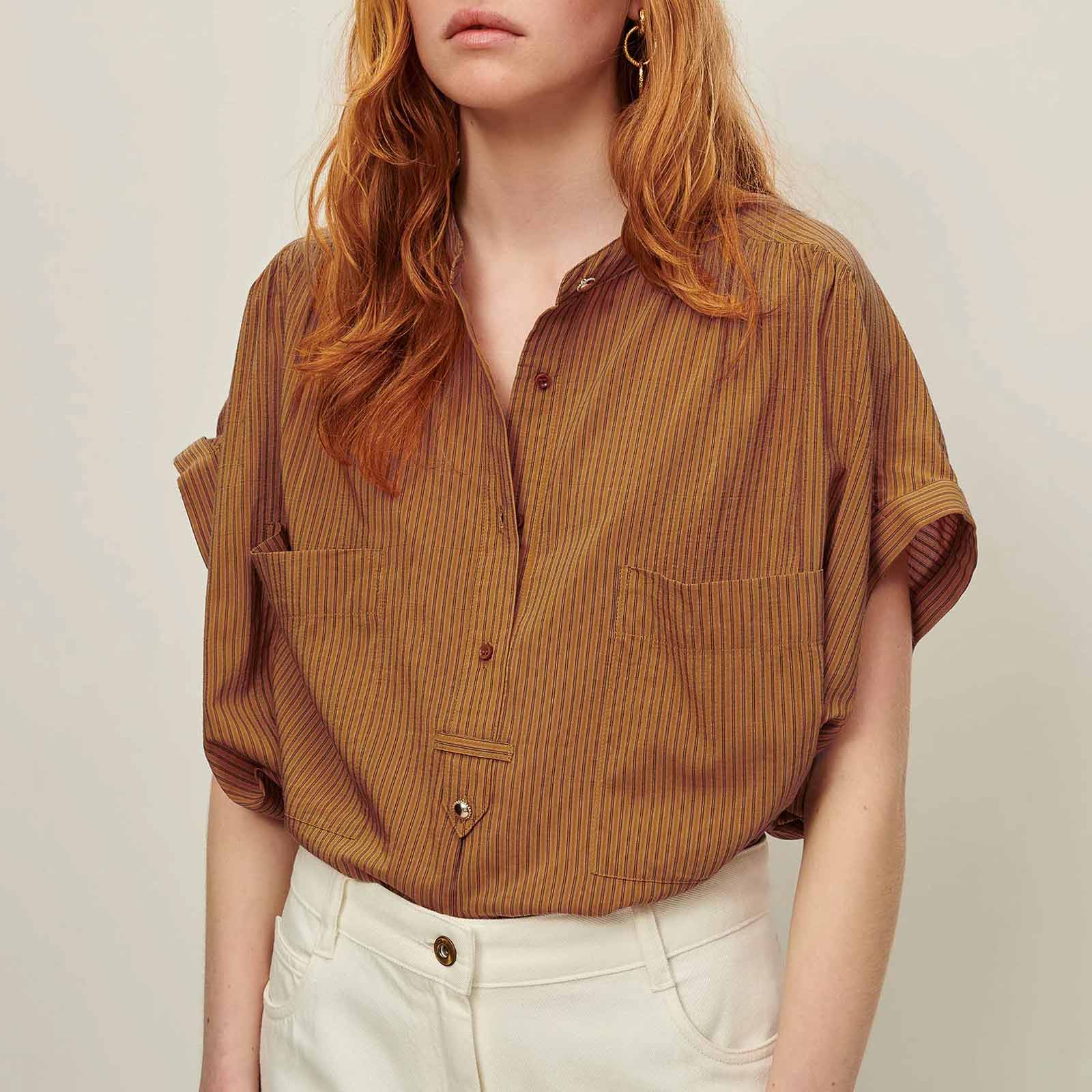 Camille Blouse glaze