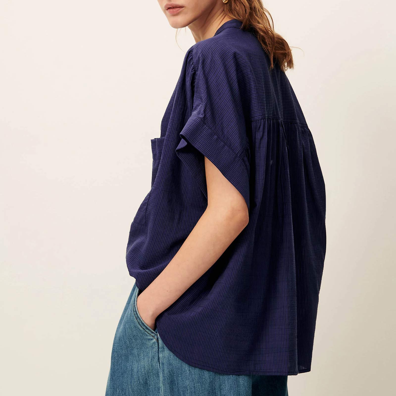 Camille Shirt bleu emilienne - Image 2