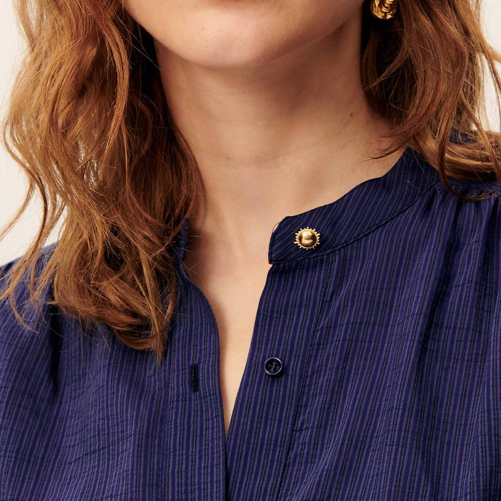 Camille Shirt bleu emilienne - Image 6