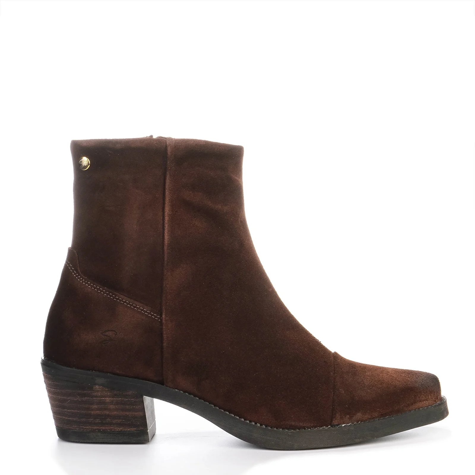 Carmina Suede Boots dark brown