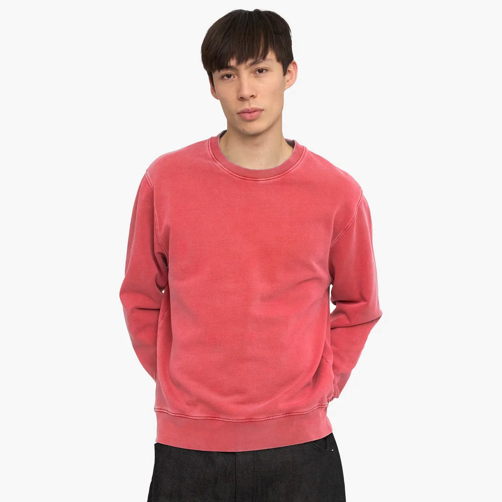 Classic Organic Crew faded red