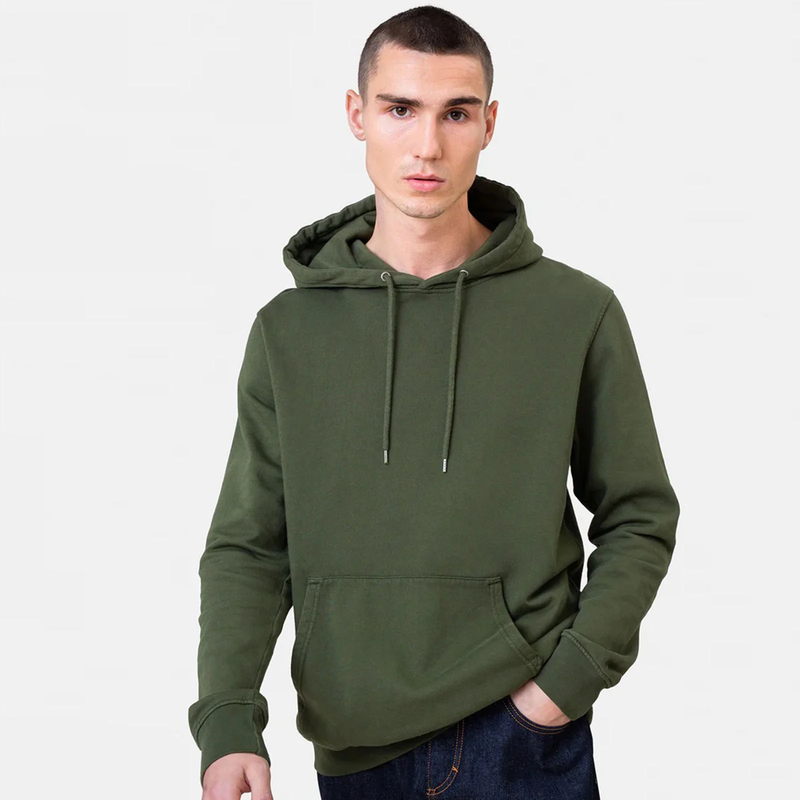 Classic Organic Hood hunter green