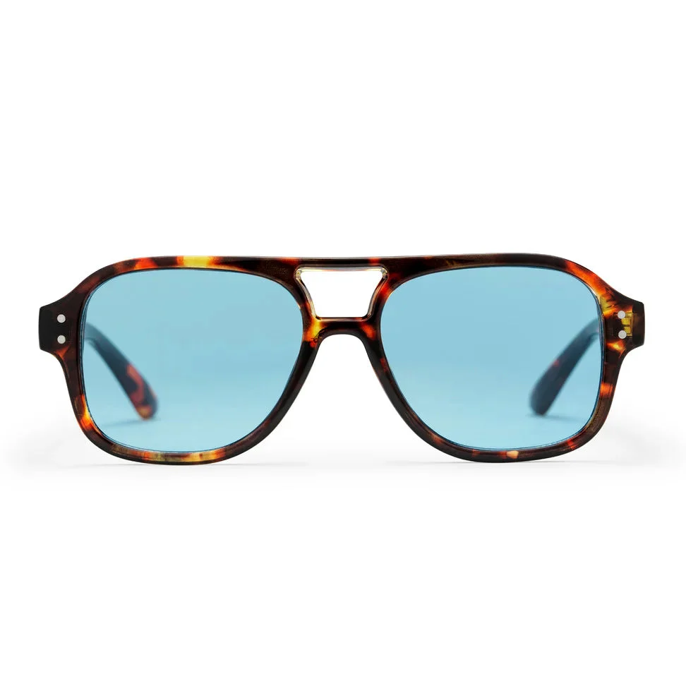 Cocas Sunglasses turtle brown/light blue