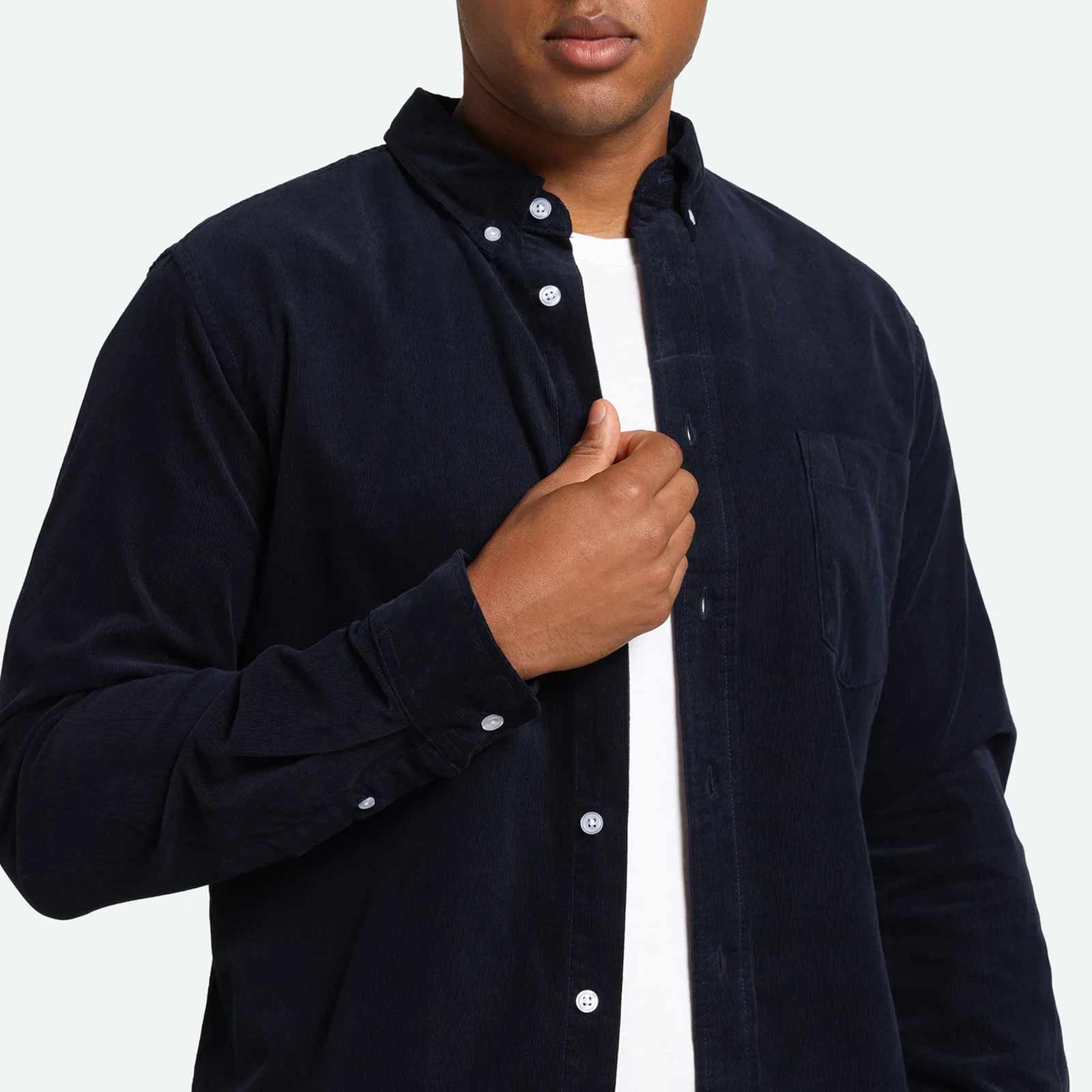 Colt Cord Shirt 3758 navy blazer - Image 4