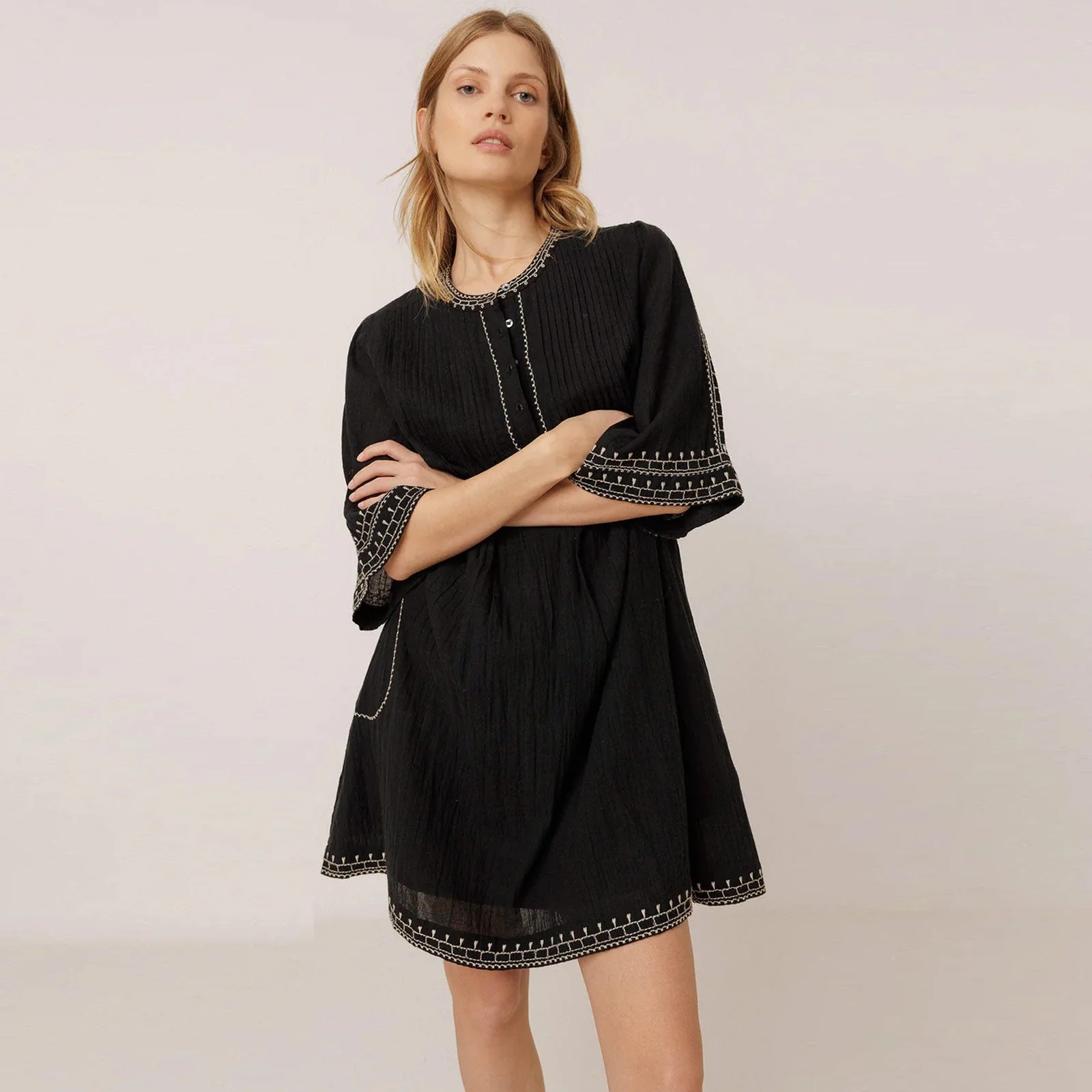 Cotton Dress negro