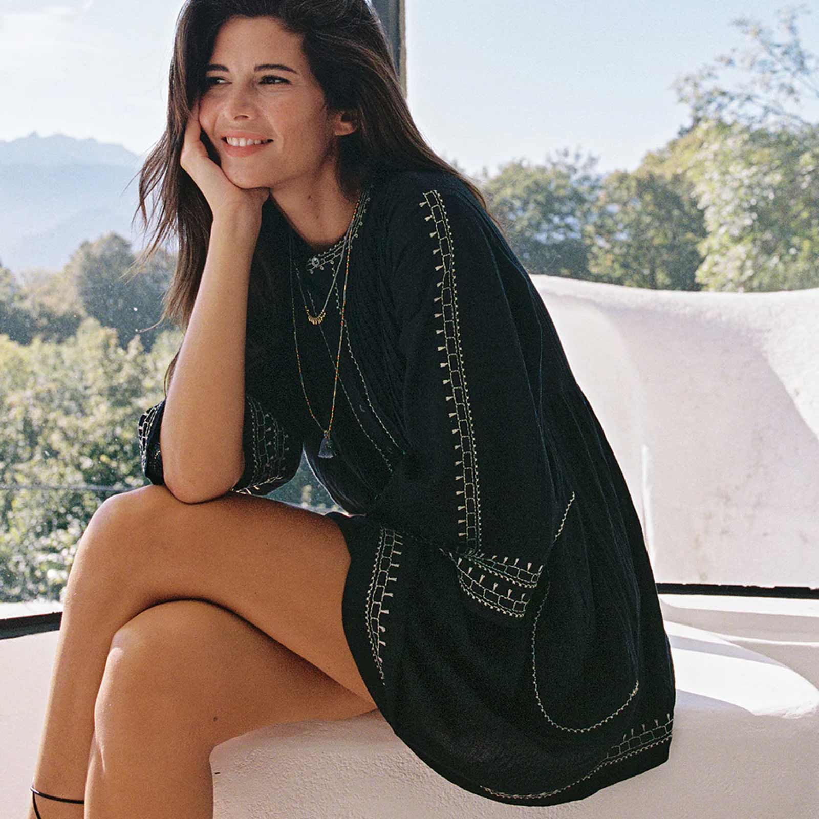Cotton Dress negro - Image 4