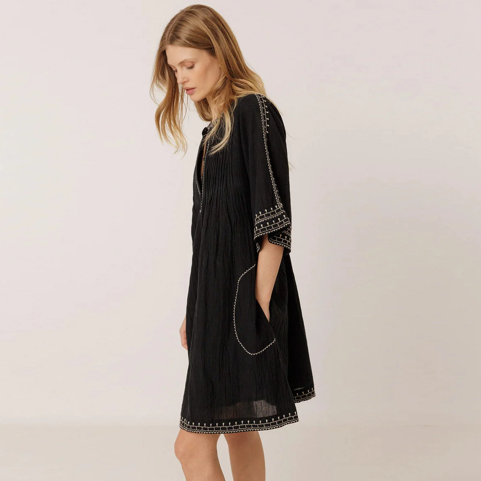 Cotton Dress negro - Image 5