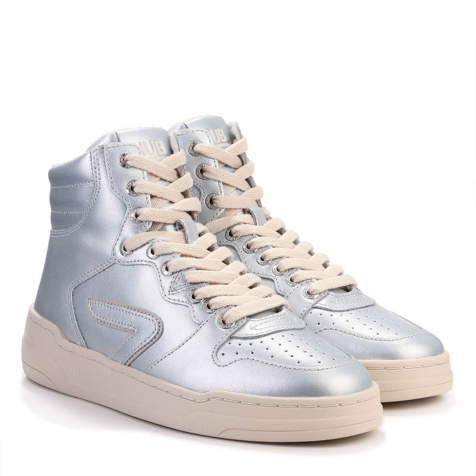 Court High L31 dull silver/lt. beige - Image 2