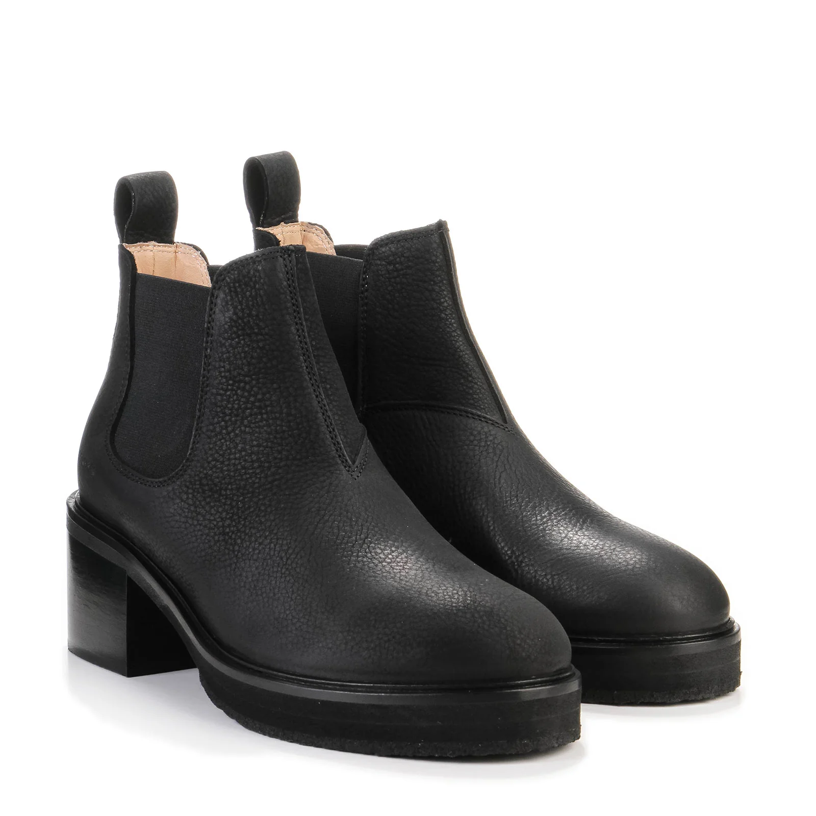 CPH 611 Chelsea Boot waxed nabuc black - Image 2