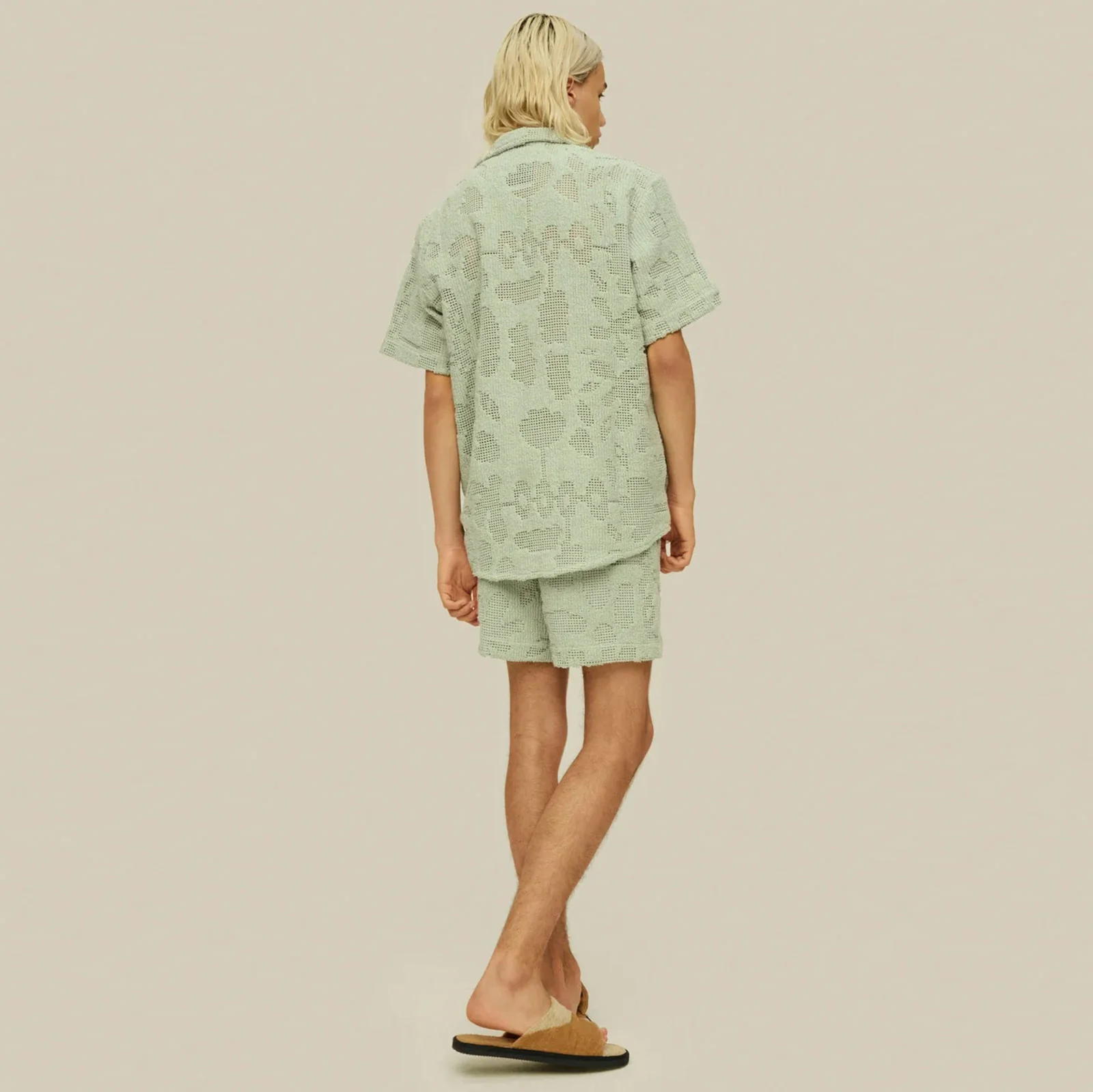 Cuba Crochet Shirt galbanum - Image 3