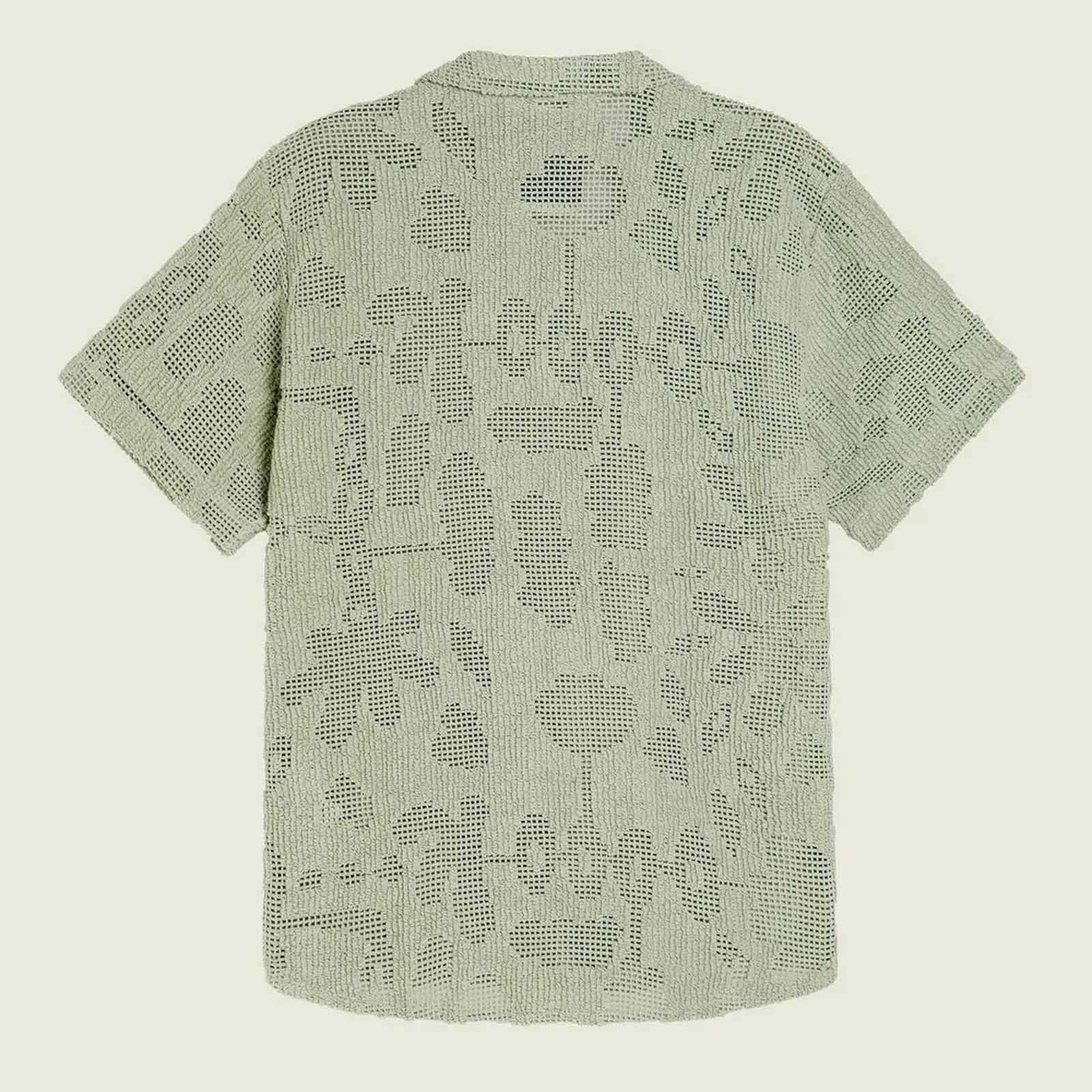 Cuba Crochet Shirt galbanum - Image 5