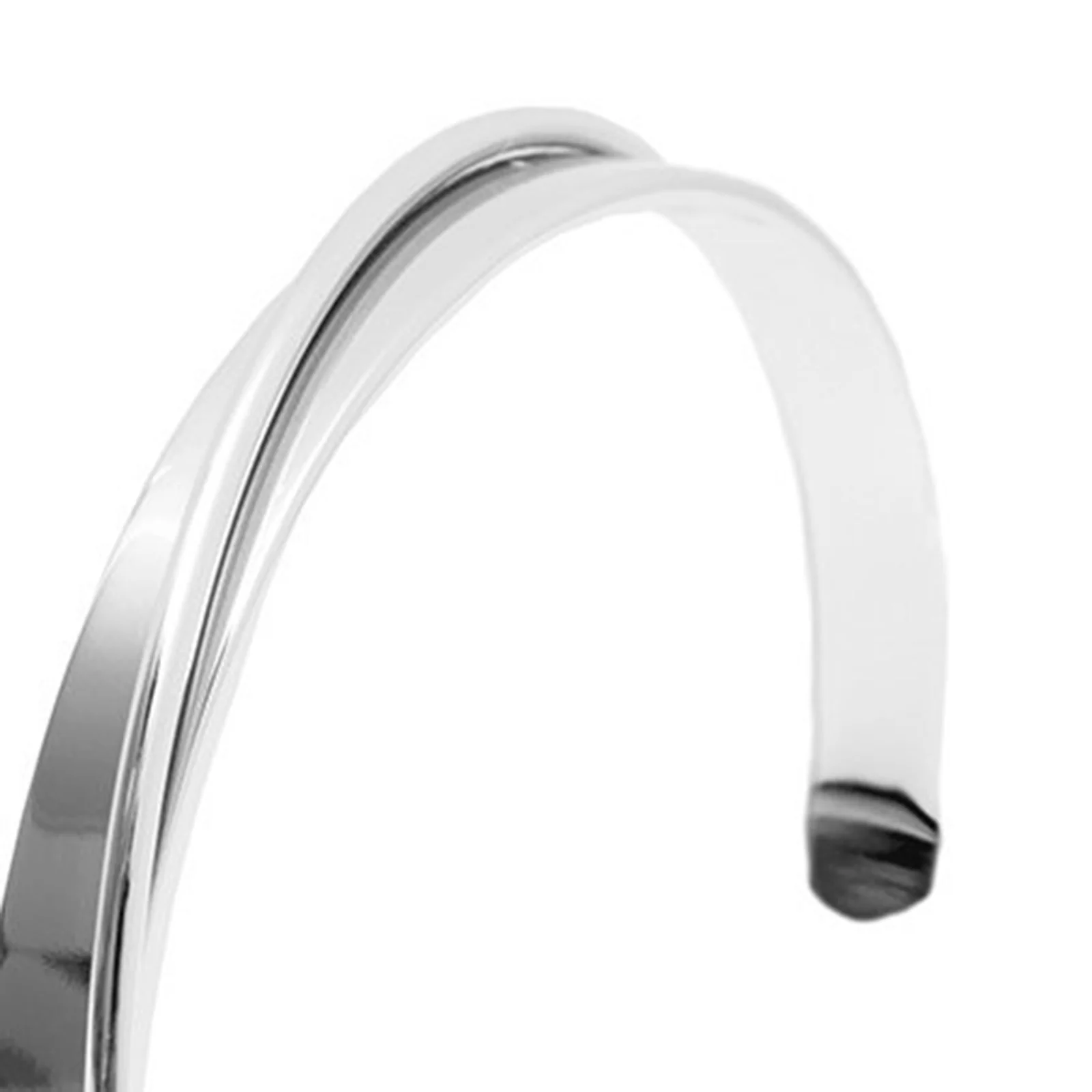 Curved Bracelet silver - Image 3