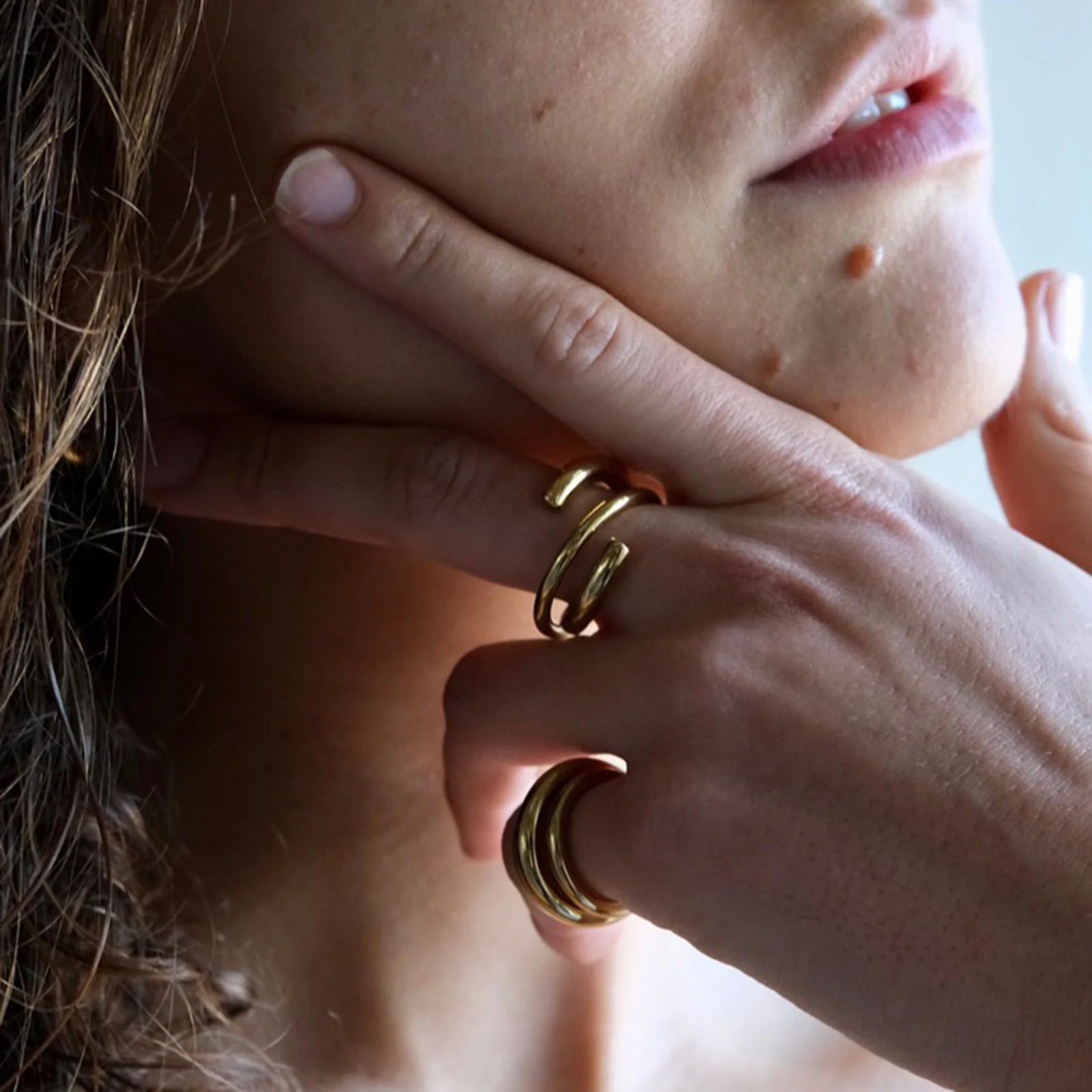 Cutted Ring gold - Image 3