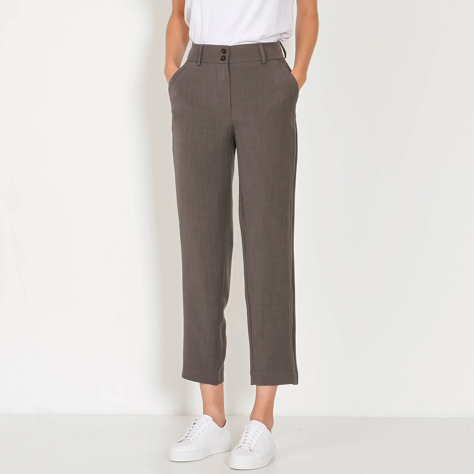 Daphne Trousers argan melange dash - Image 2