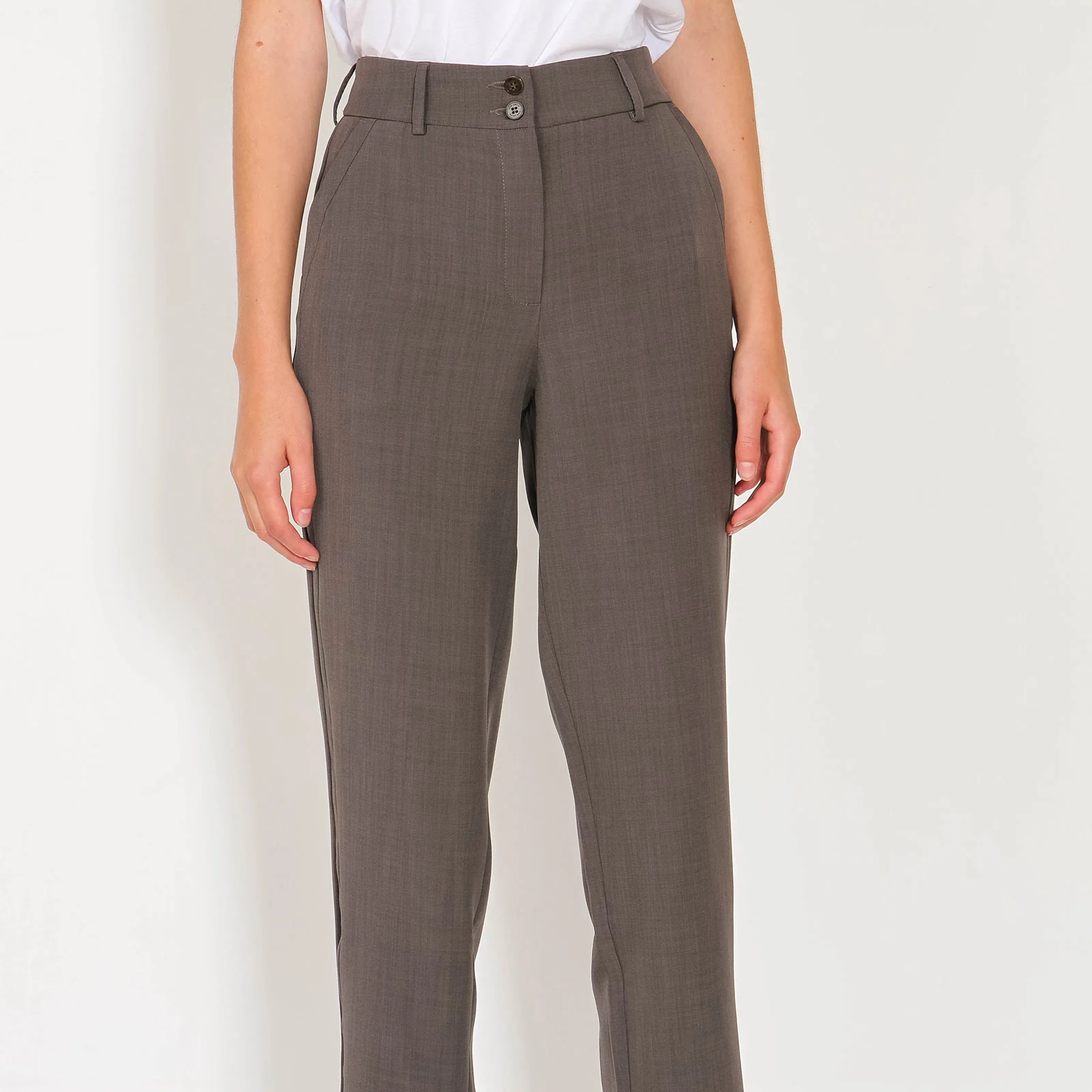 Daphne Trousers argan melange dash - Image 4