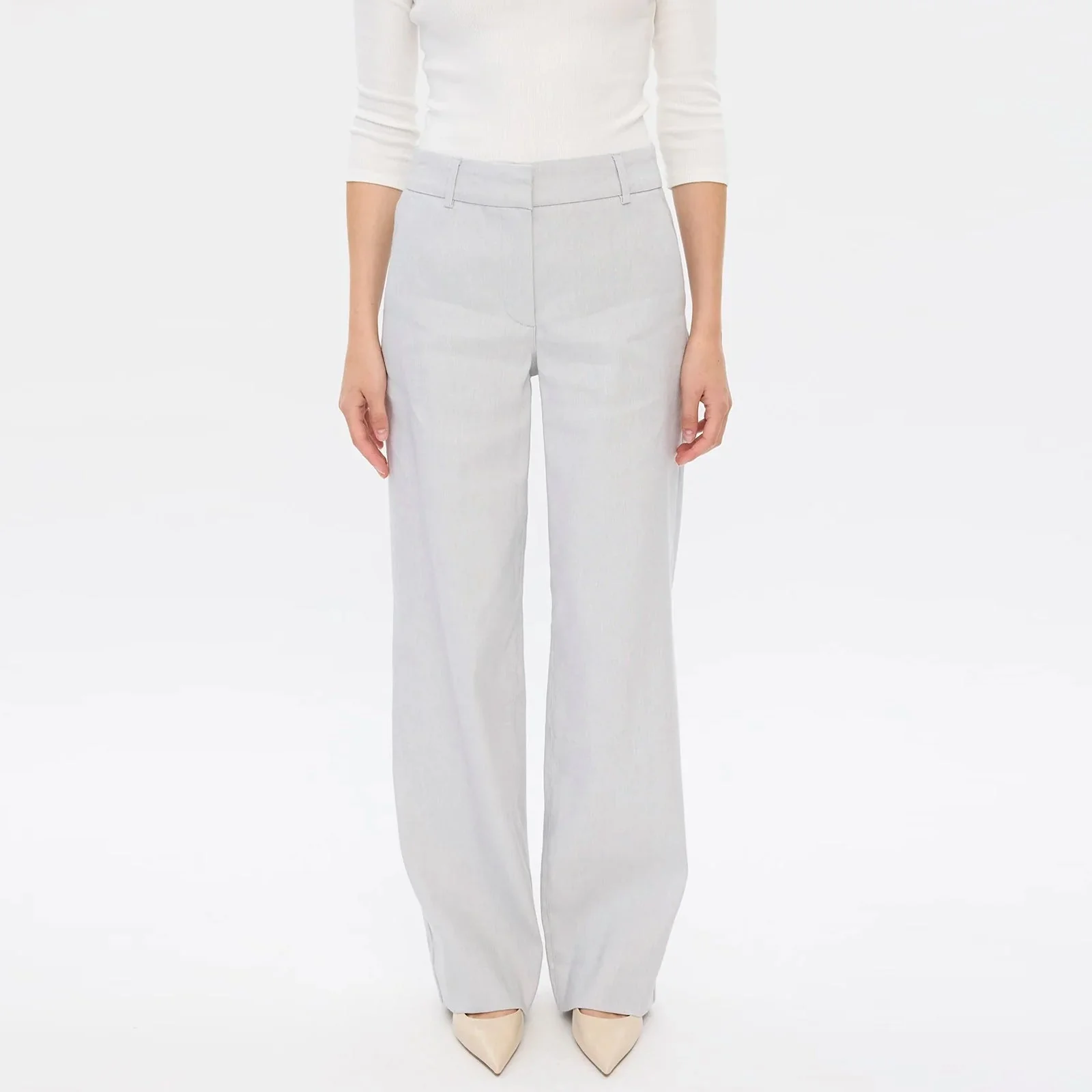 DenaFV 769 Ankle quiet grey linen