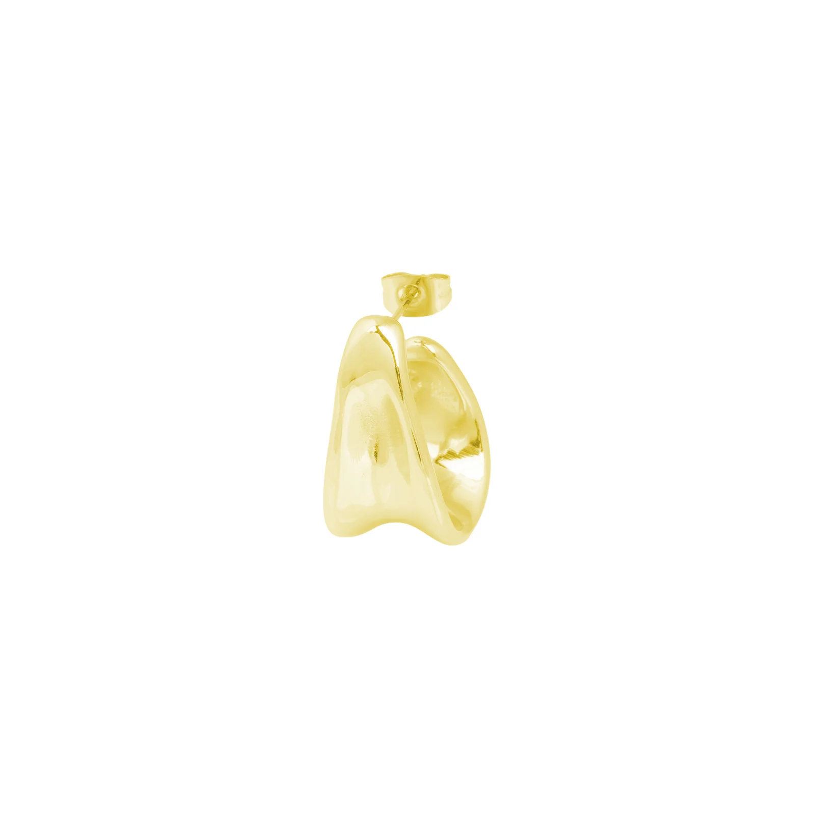 Dent Earrings gold - Image 2