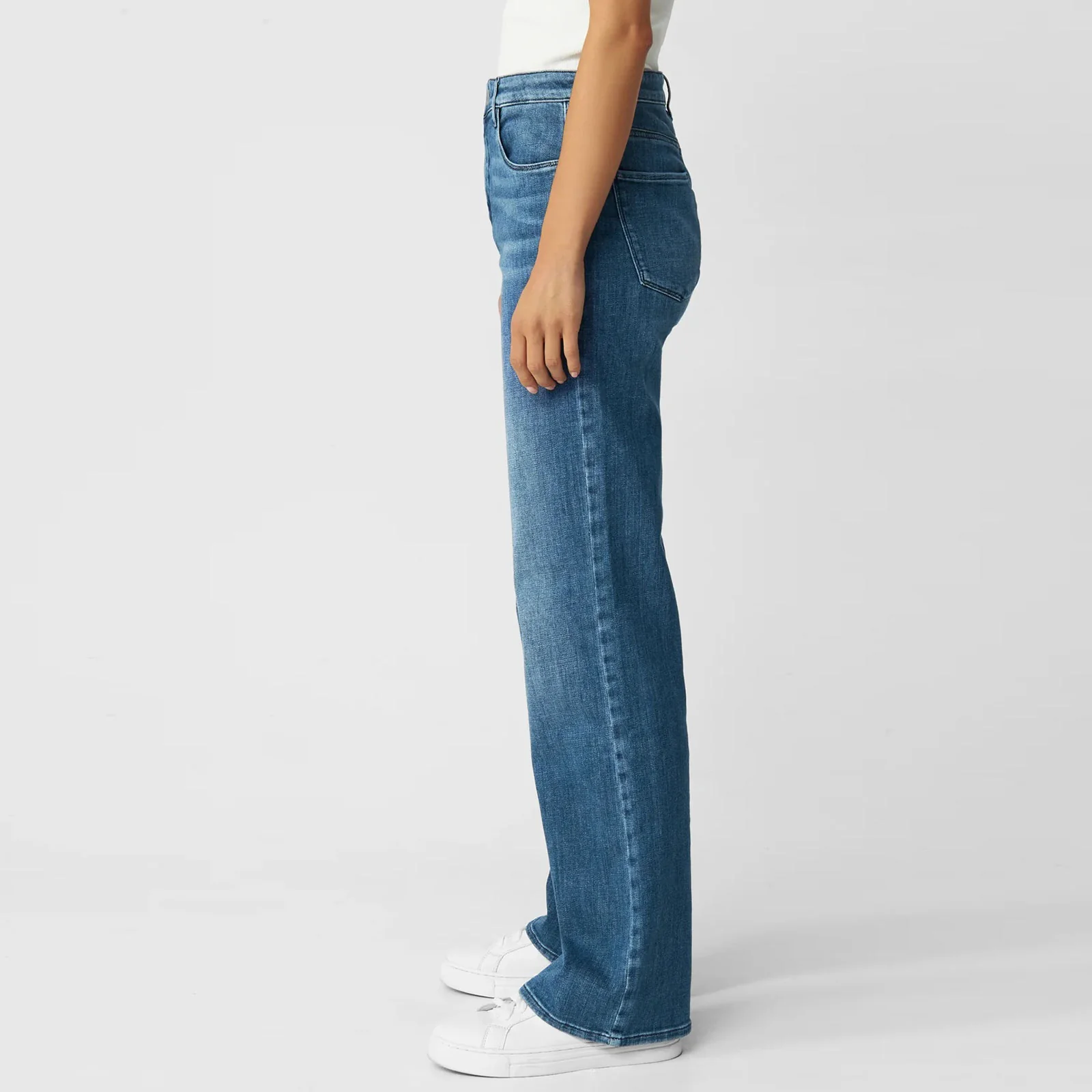 Dew Classic Flared Jeans 201 medium blue - Image 2