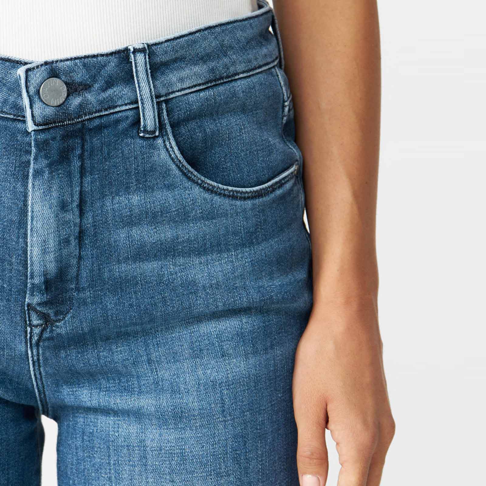 Dew Classic Flared Jeans 201 medium blue - Image 4