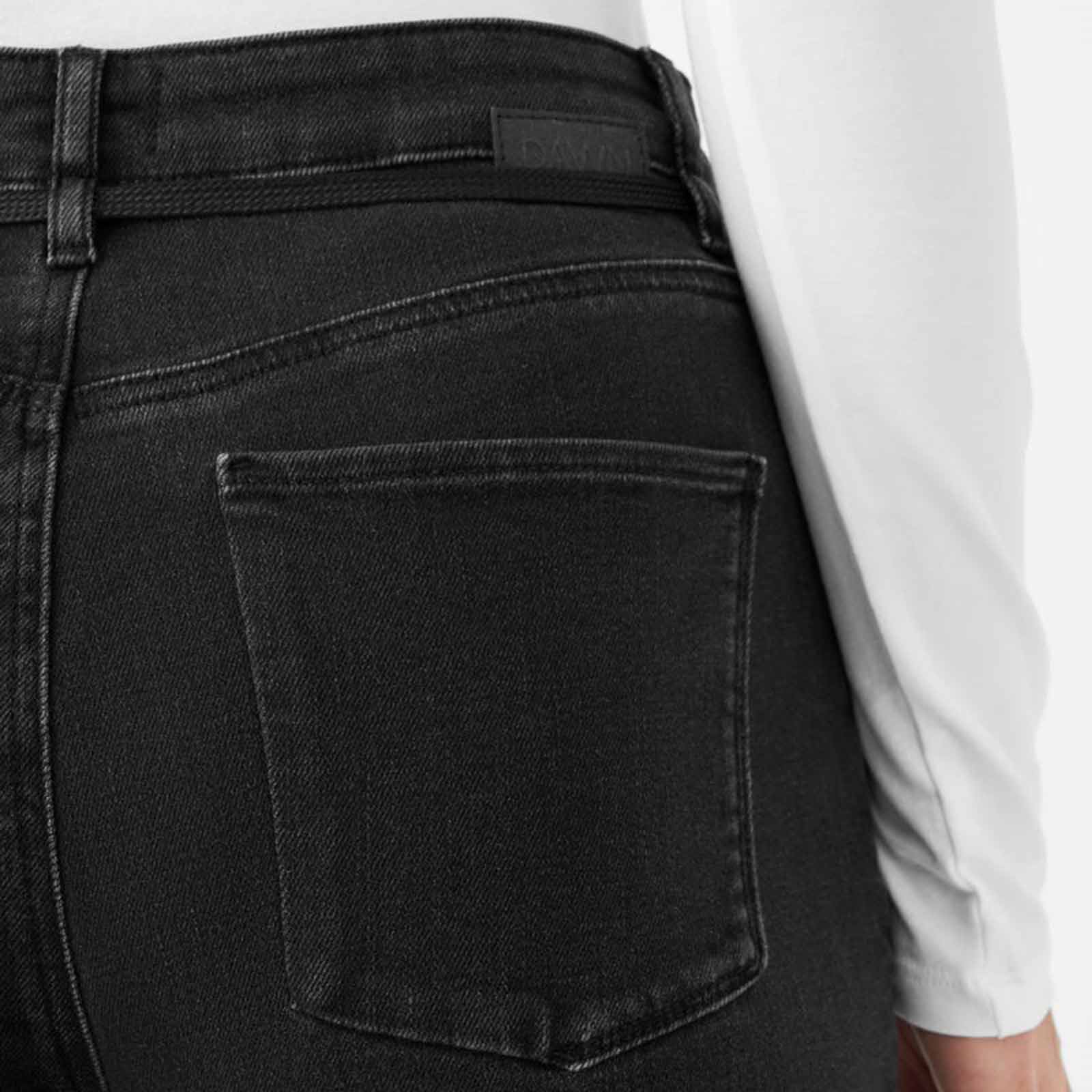 Dew French Pocket Flared Jeans 304 black denim - Image 4