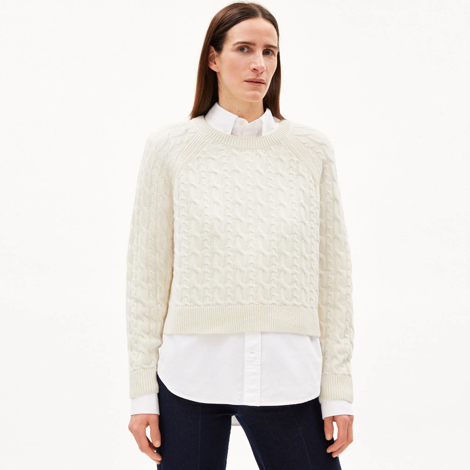 Diliriaa Cable Pullover oatmilk - Image 2