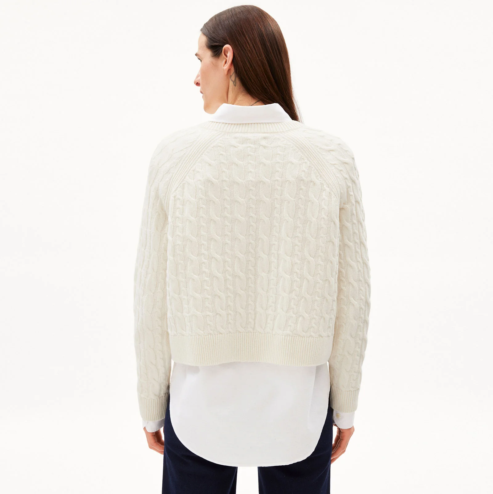 Diliriaa Cable Pullover oatmilk - Image 4