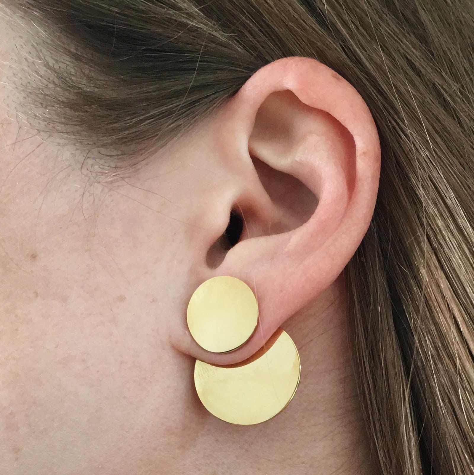 Dual Earrings gold - Image 7