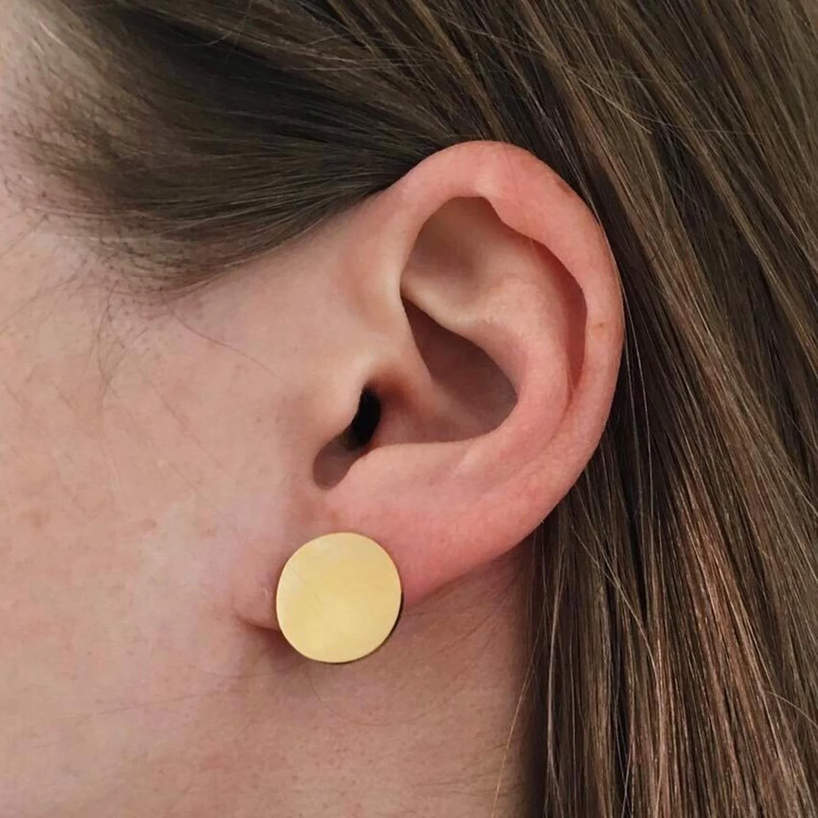 Dual Earrings gold - Image 8
