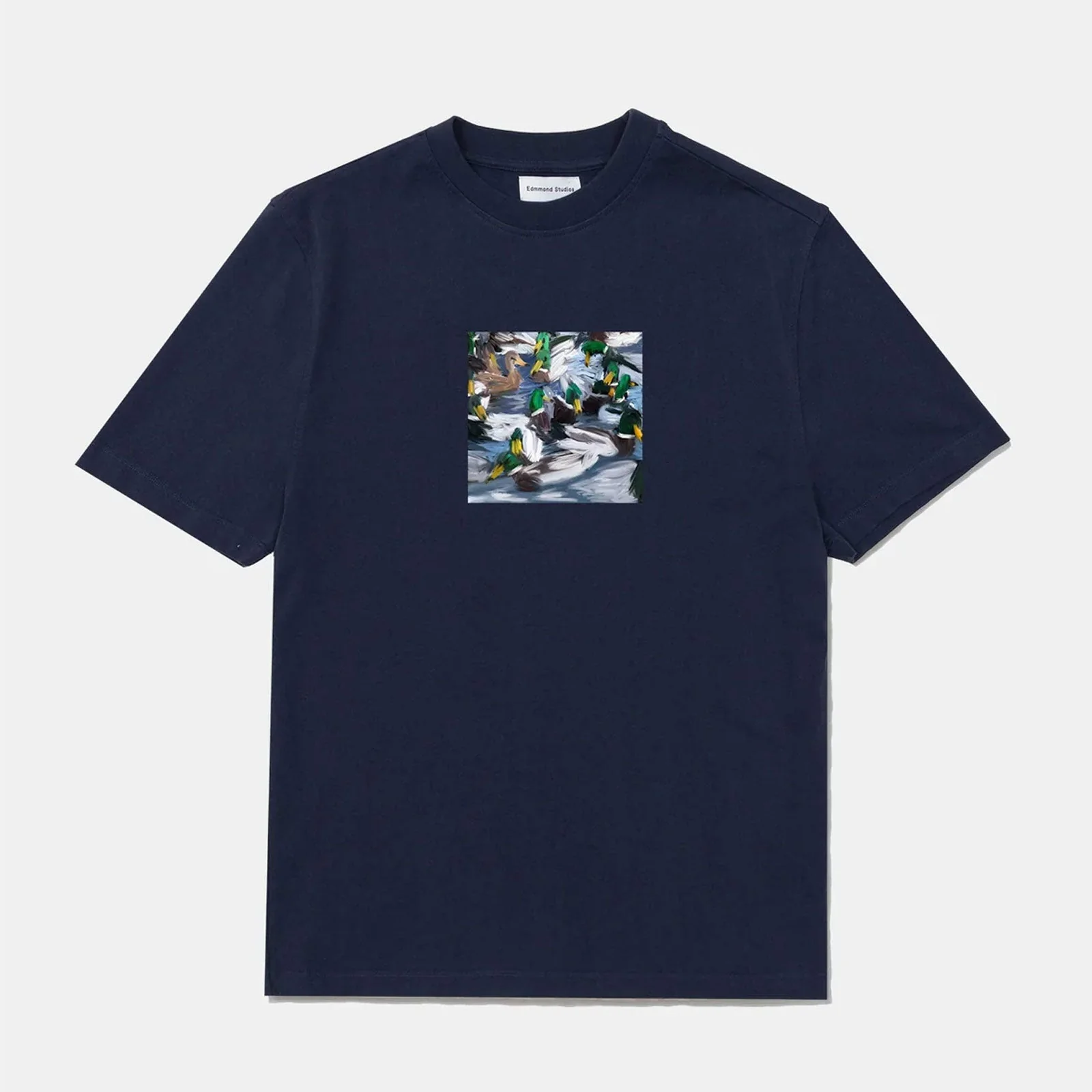 Duck Lake Tee plain navy