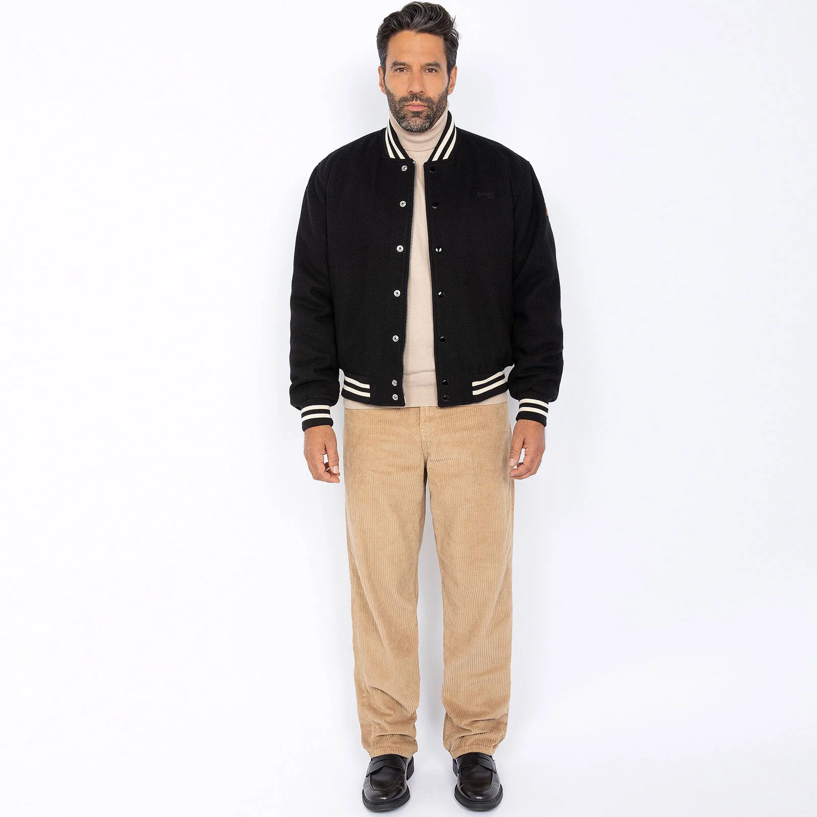 Duse Wool College Jacket black - Image 2