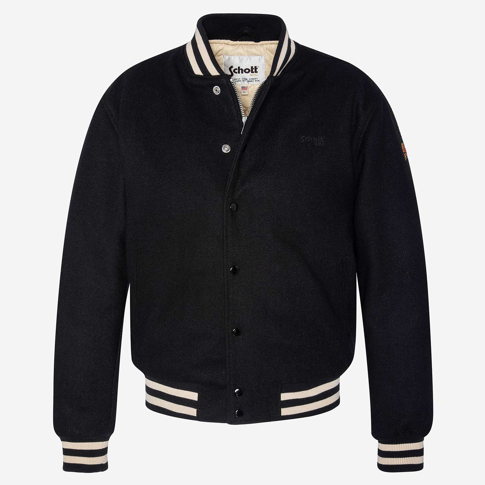 Duse Wool College Jacket black - Image 5