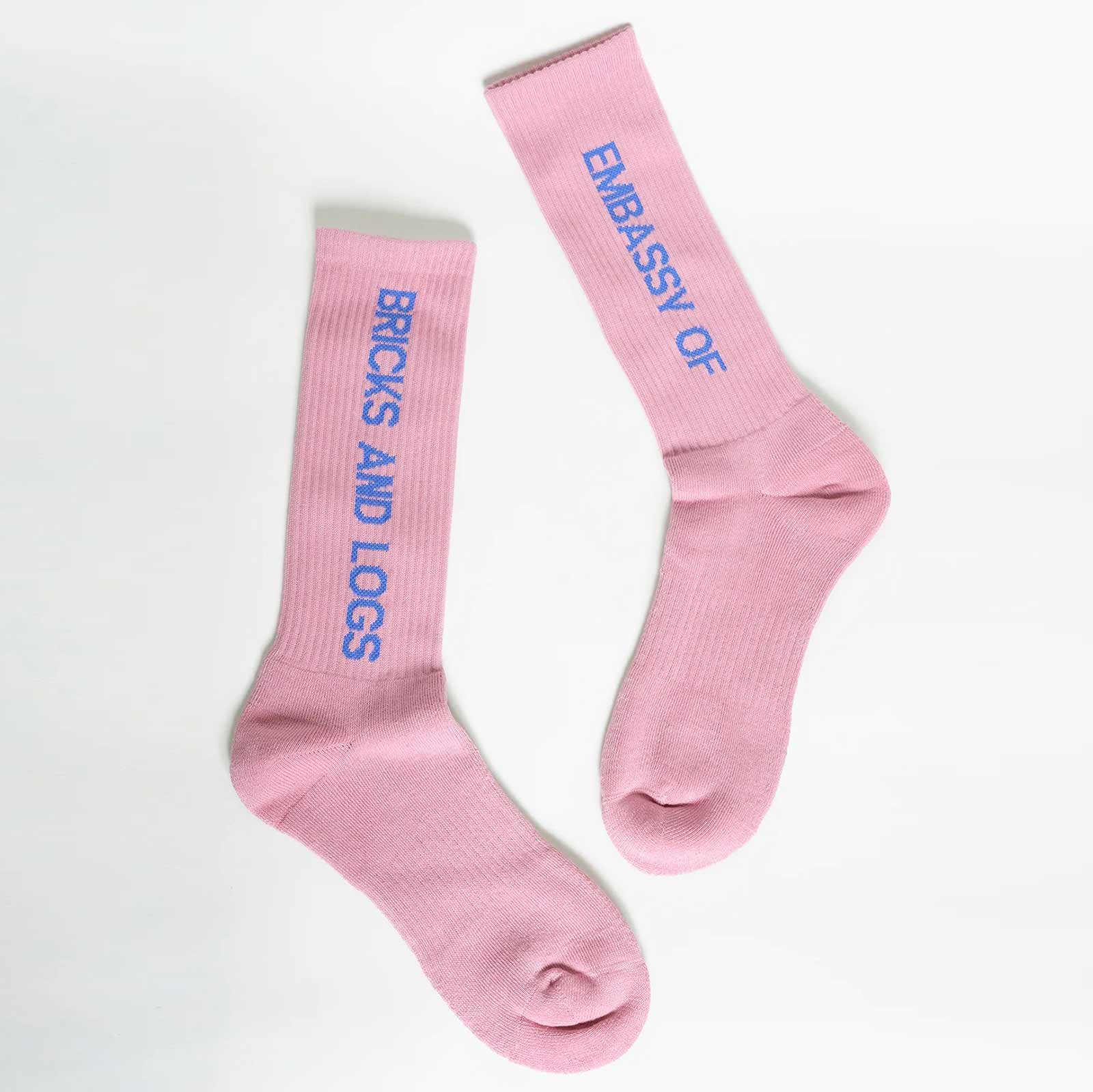 Emb Socks 23135000-1 mauve/emb blue - Image 2