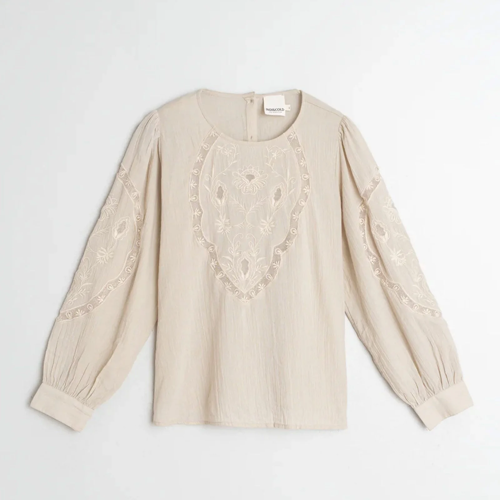 Embroidery Cotton Blouse piedra - Image 5