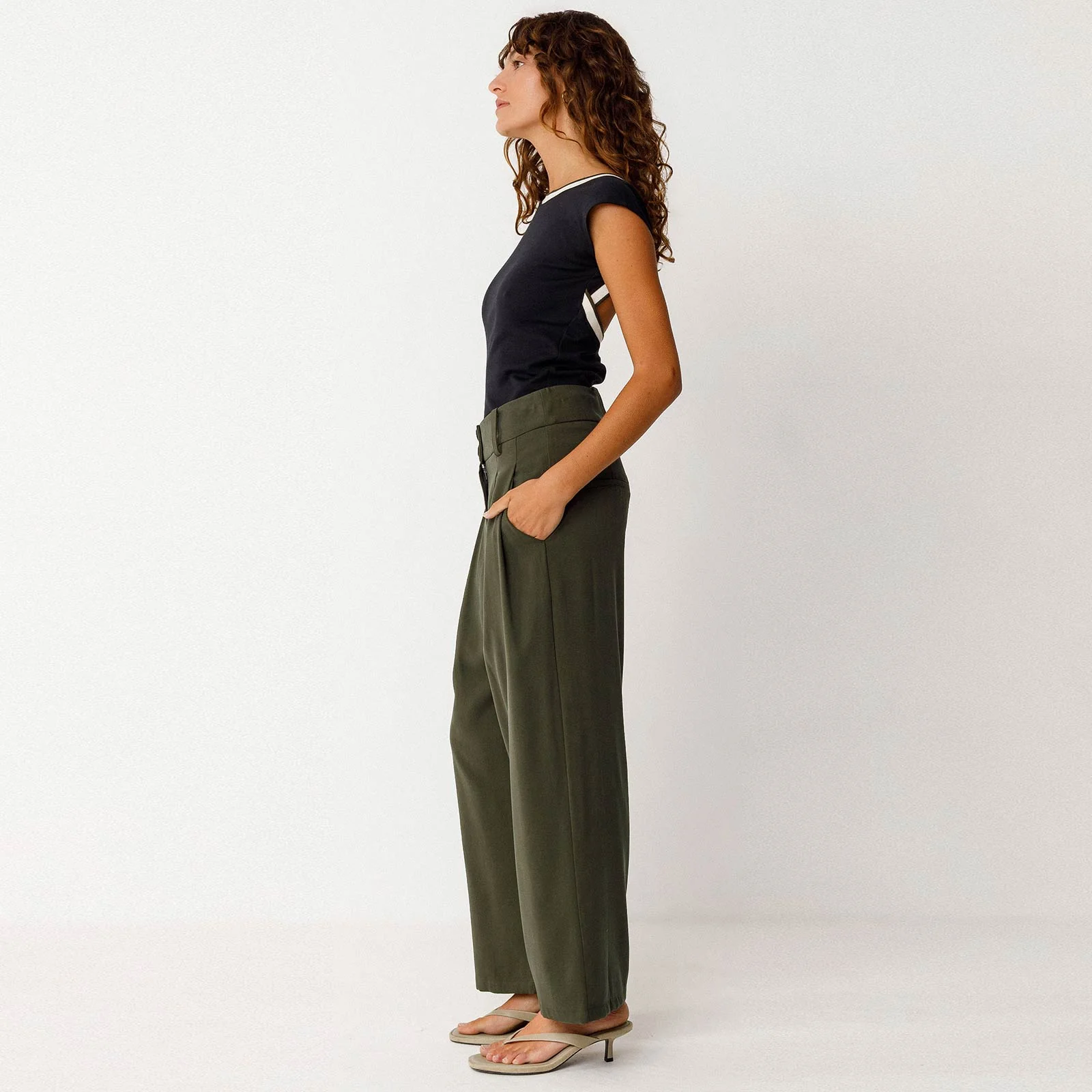 Esti Pants bottle green - Image 3
