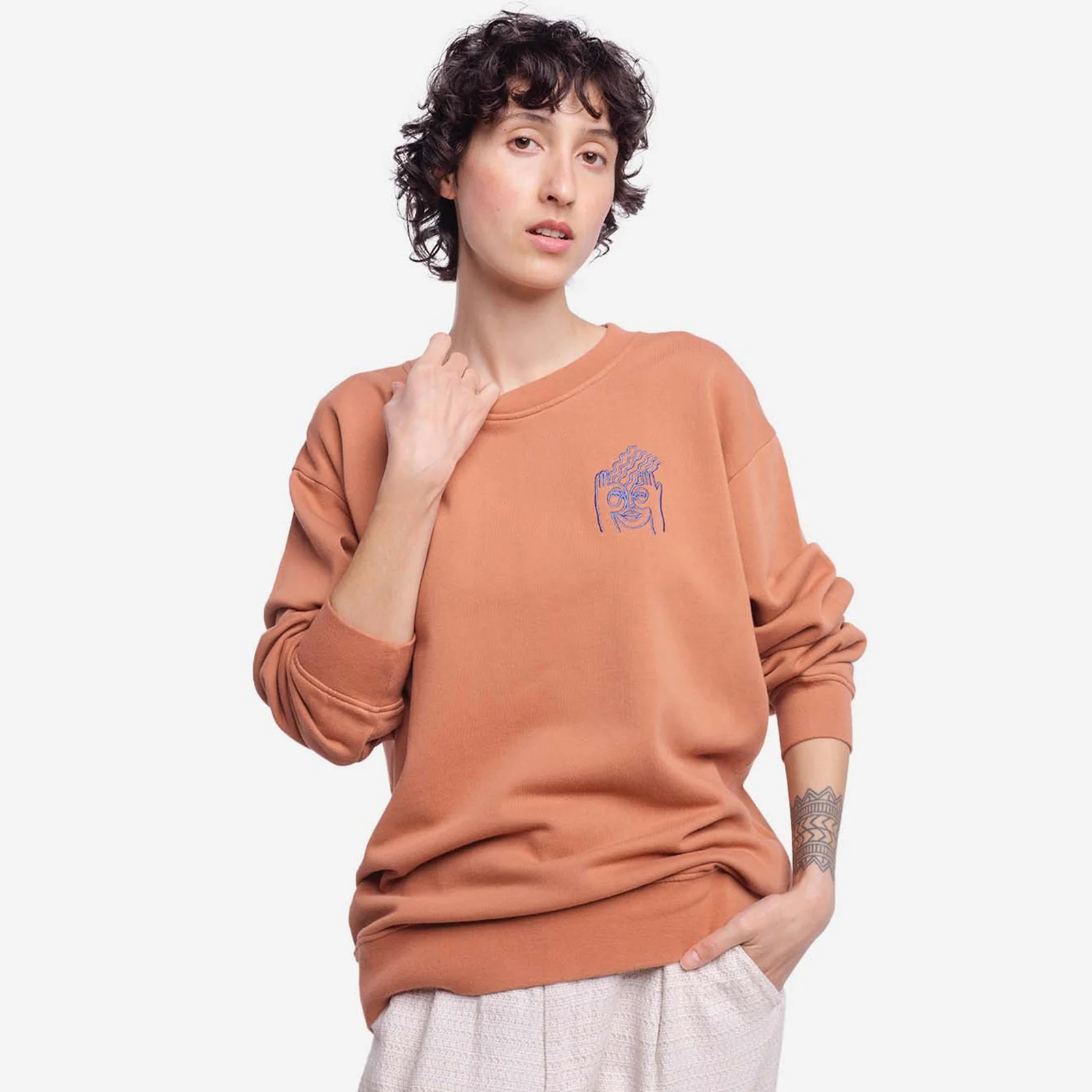 Eyewear Sweatshirt terracotta - Image 3